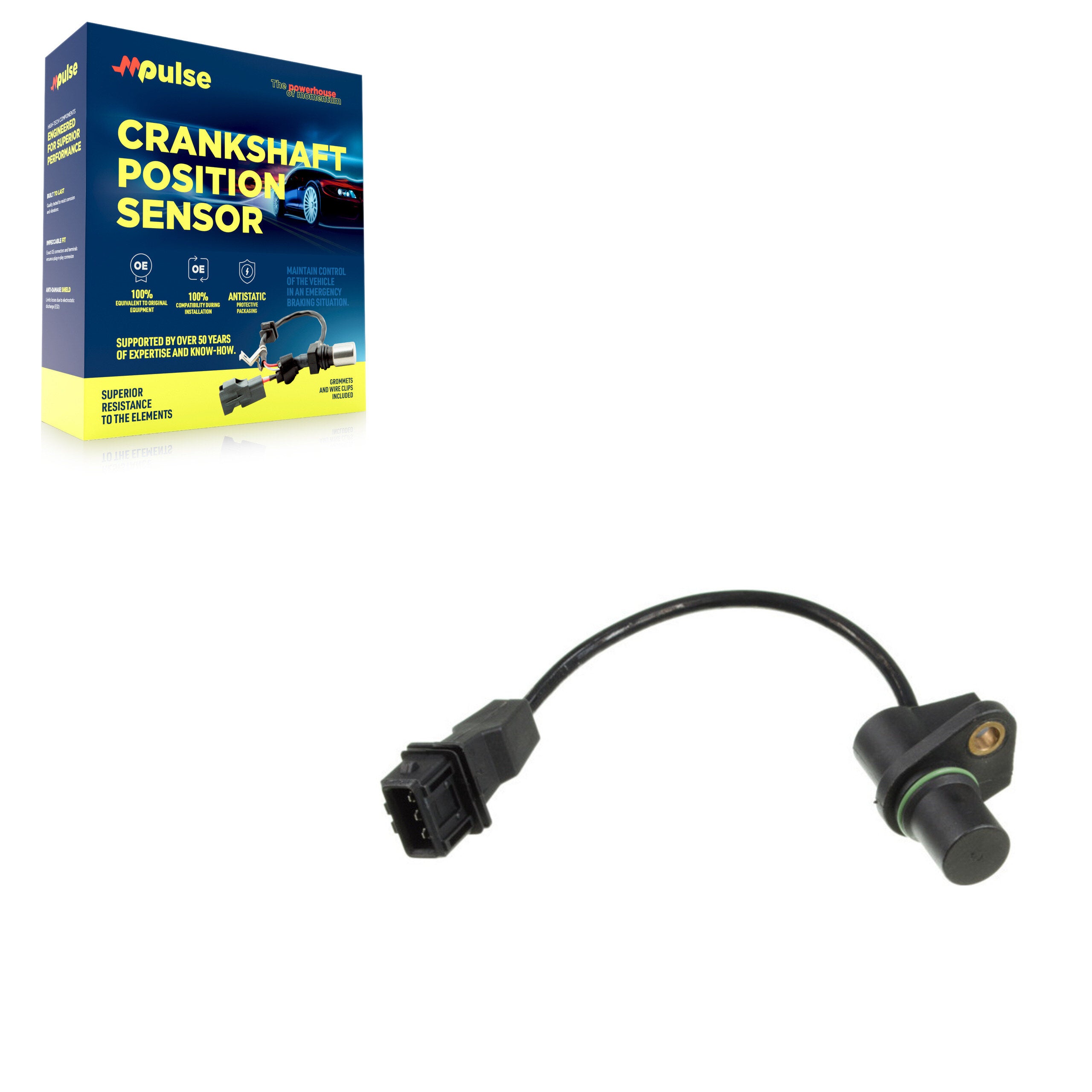 Mpulse SEN-2CRK0019 Engine Crankshaft Position Sensor for 1999-2010 Kia Optima, Hyundai Tucson, Kia Magentis - N/A
