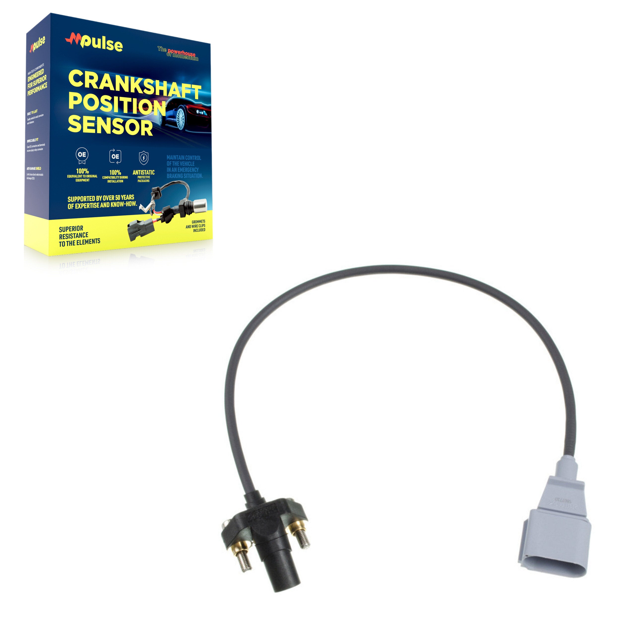 Mpulse SEN-2CRK0088 Engine Crankshaft Position Sensor for 2005-2014 Audi TT RS Quattro, Volkswagen Beetle, Volkswagen Passat - N/A