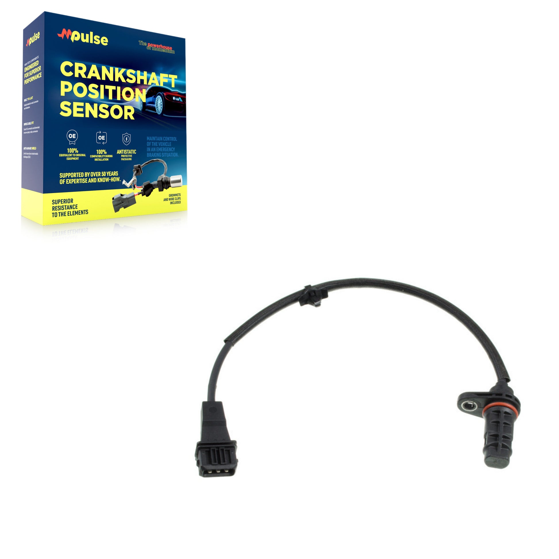 Mpulse SEN-2CRK0146 Engine Crankshaft Position Sensor for 2006-2016 Kia Optima, Hyundai Sonata, Hyundai Tucson - N/A
