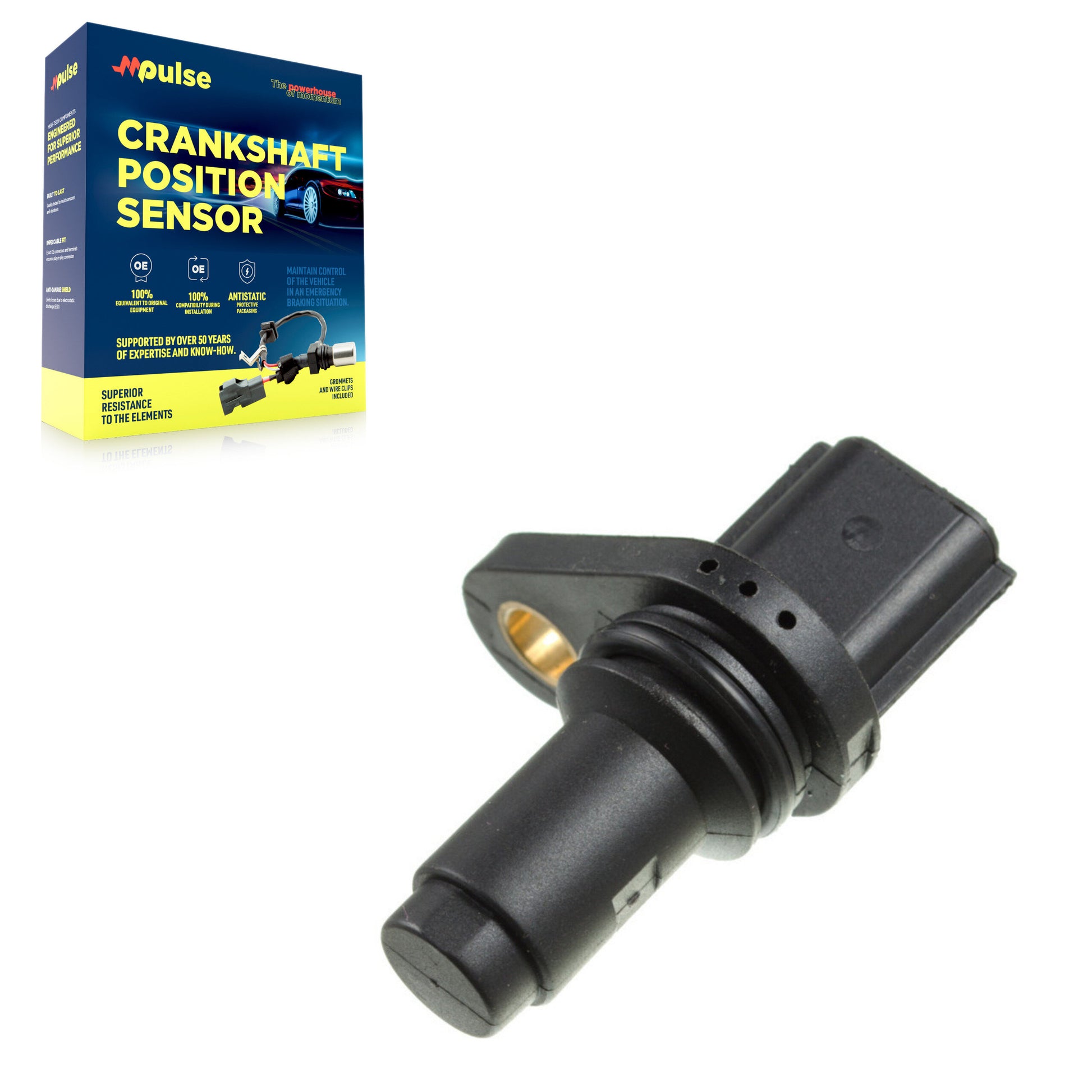 Mpulse SEN-2CRK0230 Engine Crankshaft Position Sensor for 2007-2025 Nissan Versa, Nissan NV200, Nissan Rogue Sport - Upper