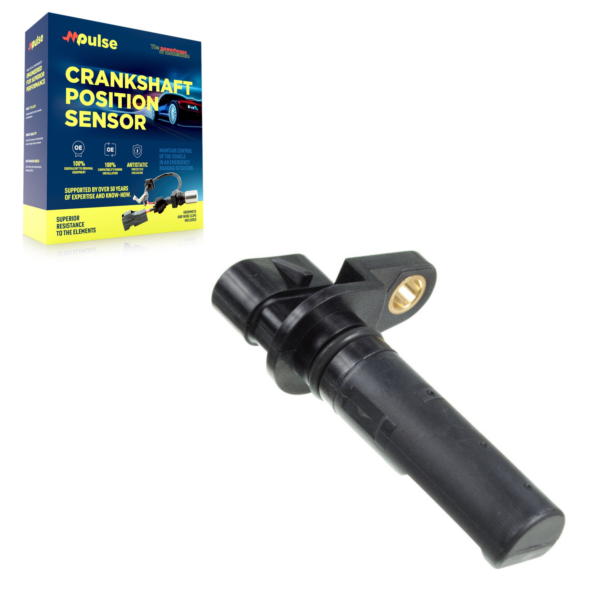 Mpulse SEN-2CRK0237 Engine Crankshaft Position Sensor for 2000-2005 Pontiac Bonneville, Oldsmobile Aurora, Cadillac DeVille - Lower