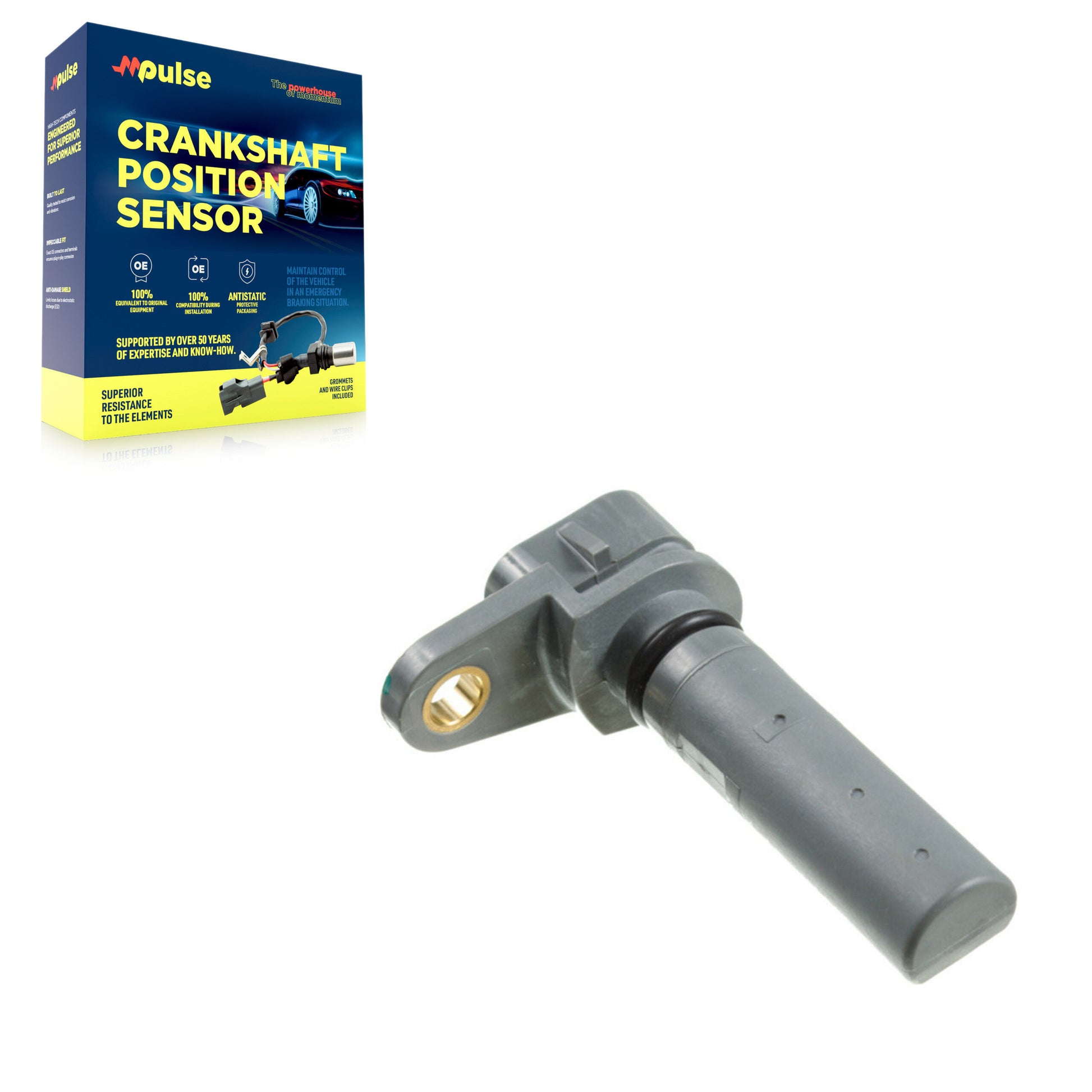 Mpulse SEN-2CRK0238 Engine Crankshaft Position Sensor for 2000-2005 Pontiac Bonneville, Oldsmobile Aurora, Cadillac DeVille - Upper