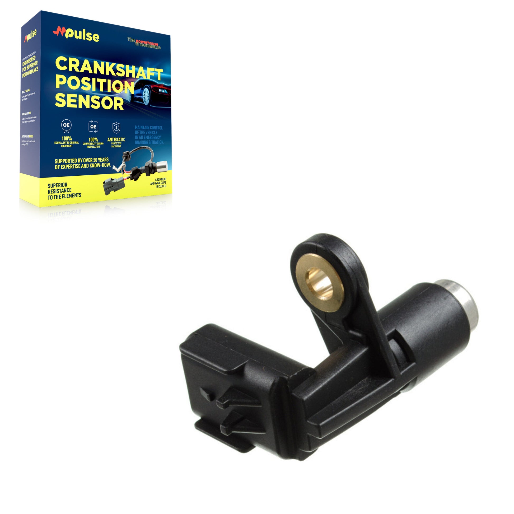 Mpulse SEN-2CRK0300 Engine Crankshaft Position Sensor for 2000-2011 Jeep Wrangler, Dodge Charger, Chrysler 300 - N/A