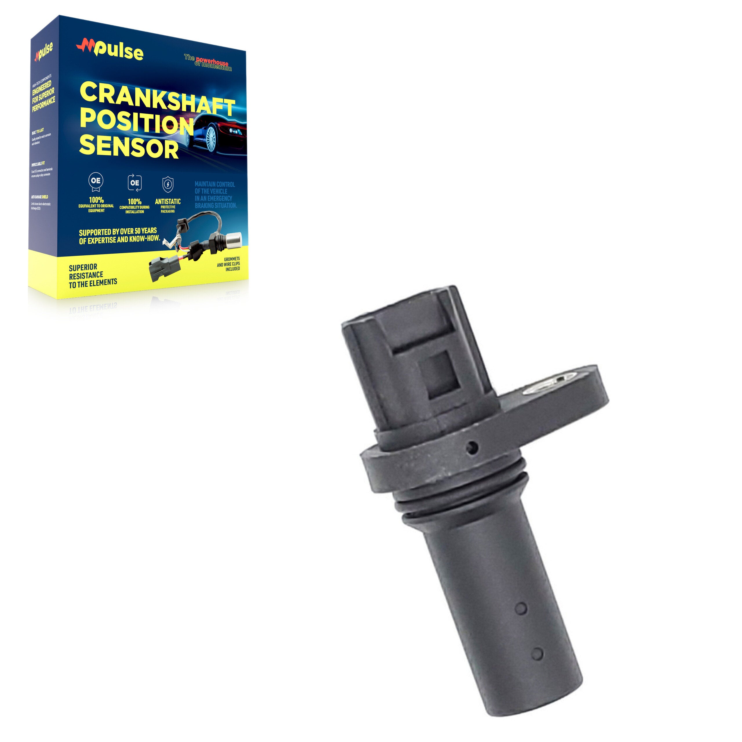 Mpulse SEN-2CRK0342 Engine Crankshaft Position Sensor for 2008-2025 Mitsubishi Outlander PHEV, Mitsubishi Outlander Sport, Mitsubishi RVR - N/A