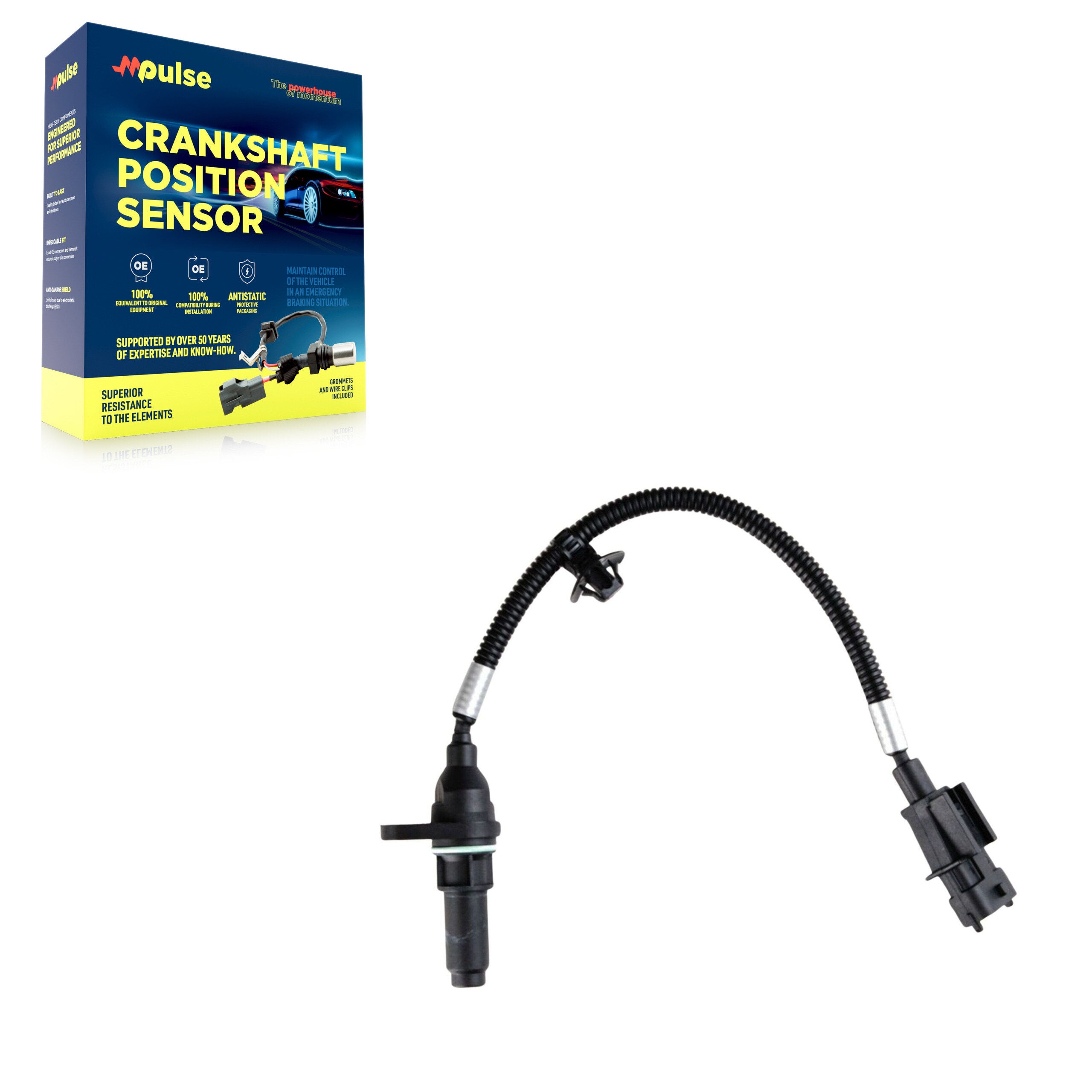Mpulse SEN-2CRK0347 Engine Crankshaft Position Sensor for 2012-2016 Kia Soul, Kia Rio - N/A