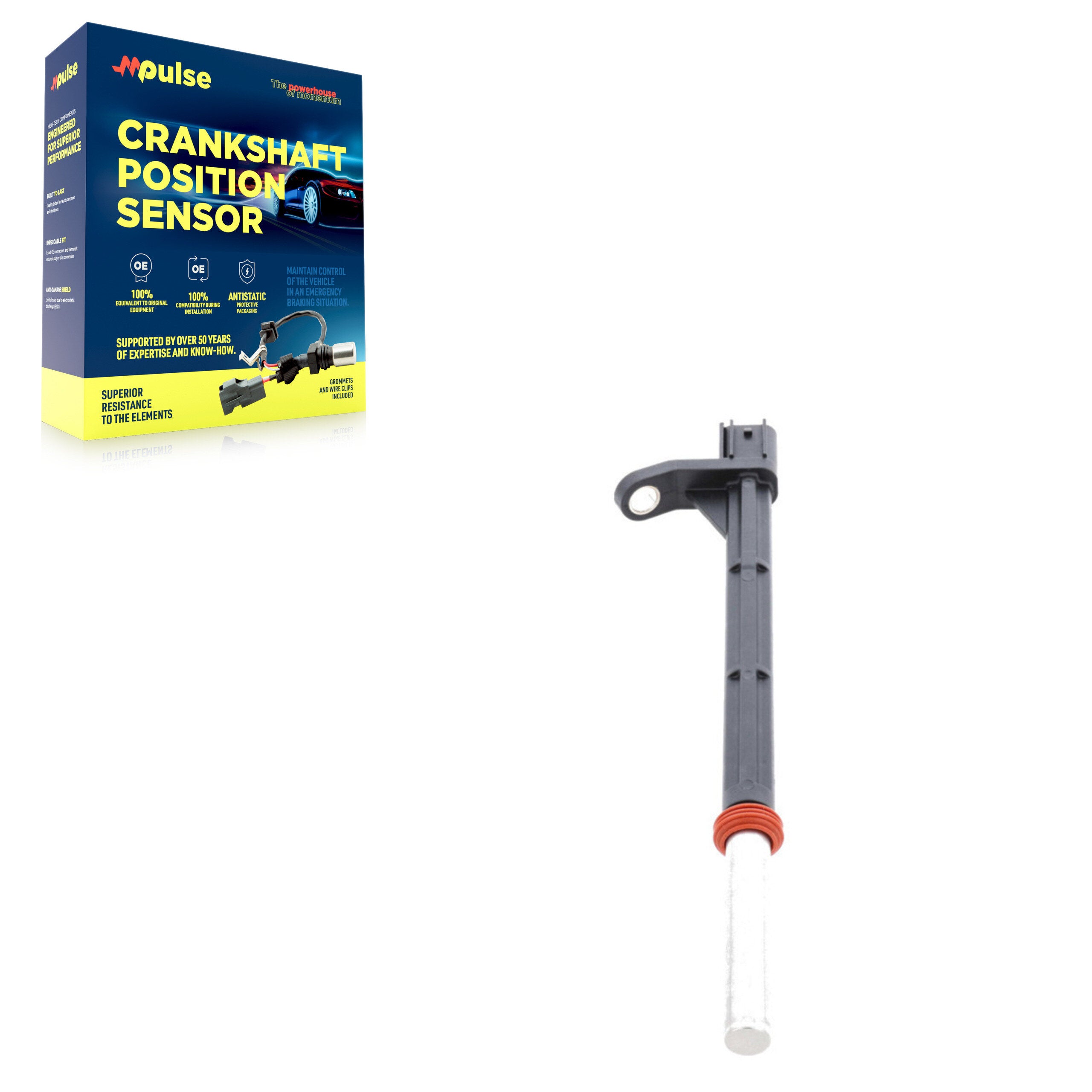 Mpulse SEN-2CRK0375 Engine Crankshaft Position Sensor for 2010-2022 Ford F-250 Super Duty, Ford F-350 Super Duty, Ford E-350 Super Duty - N/A
