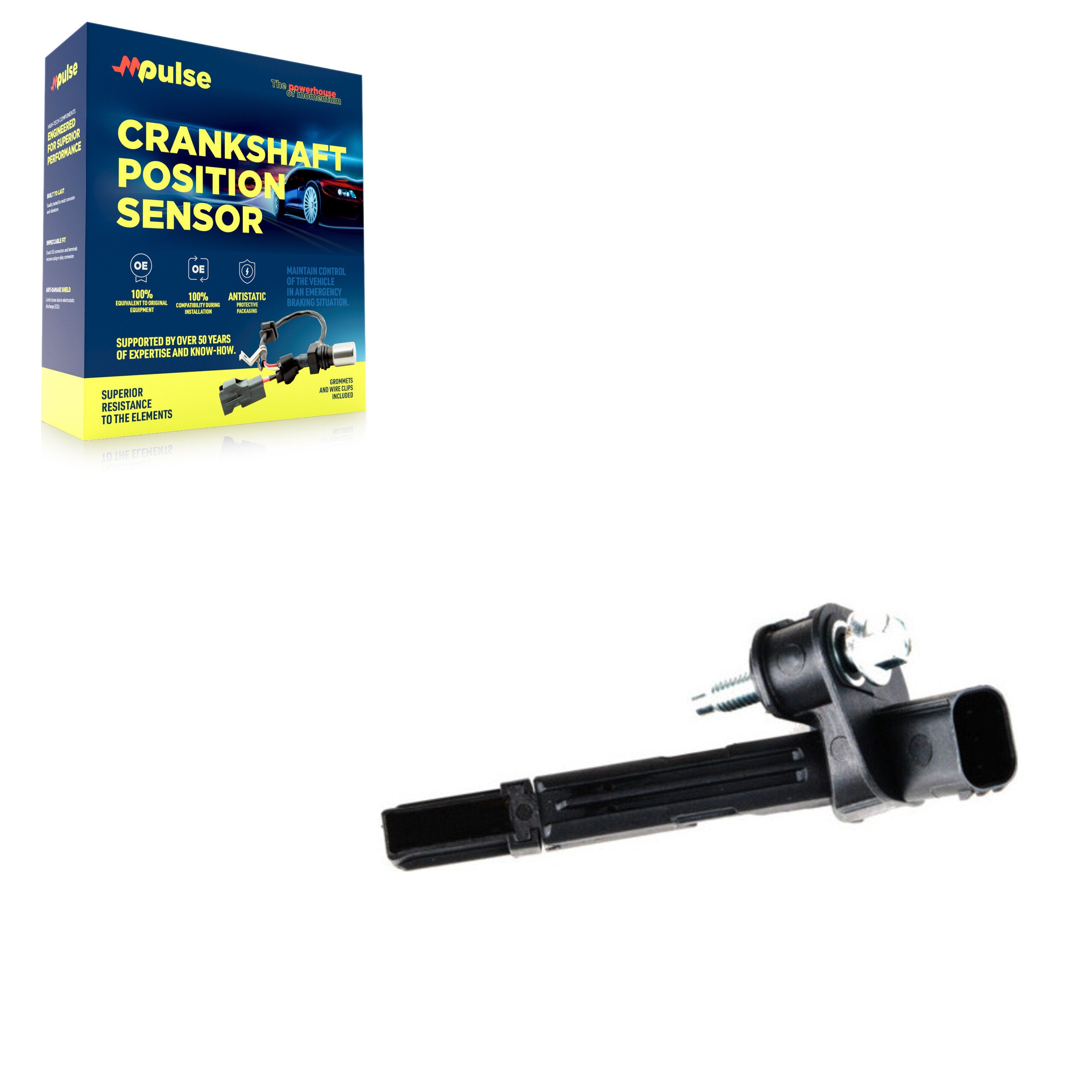 Mpulse SEN-2CRK0377 Engine Crankshaft Position Sensor for 2011-2019 Ford F-250 Super Duty, Ford F-350 Super Duty - N/A