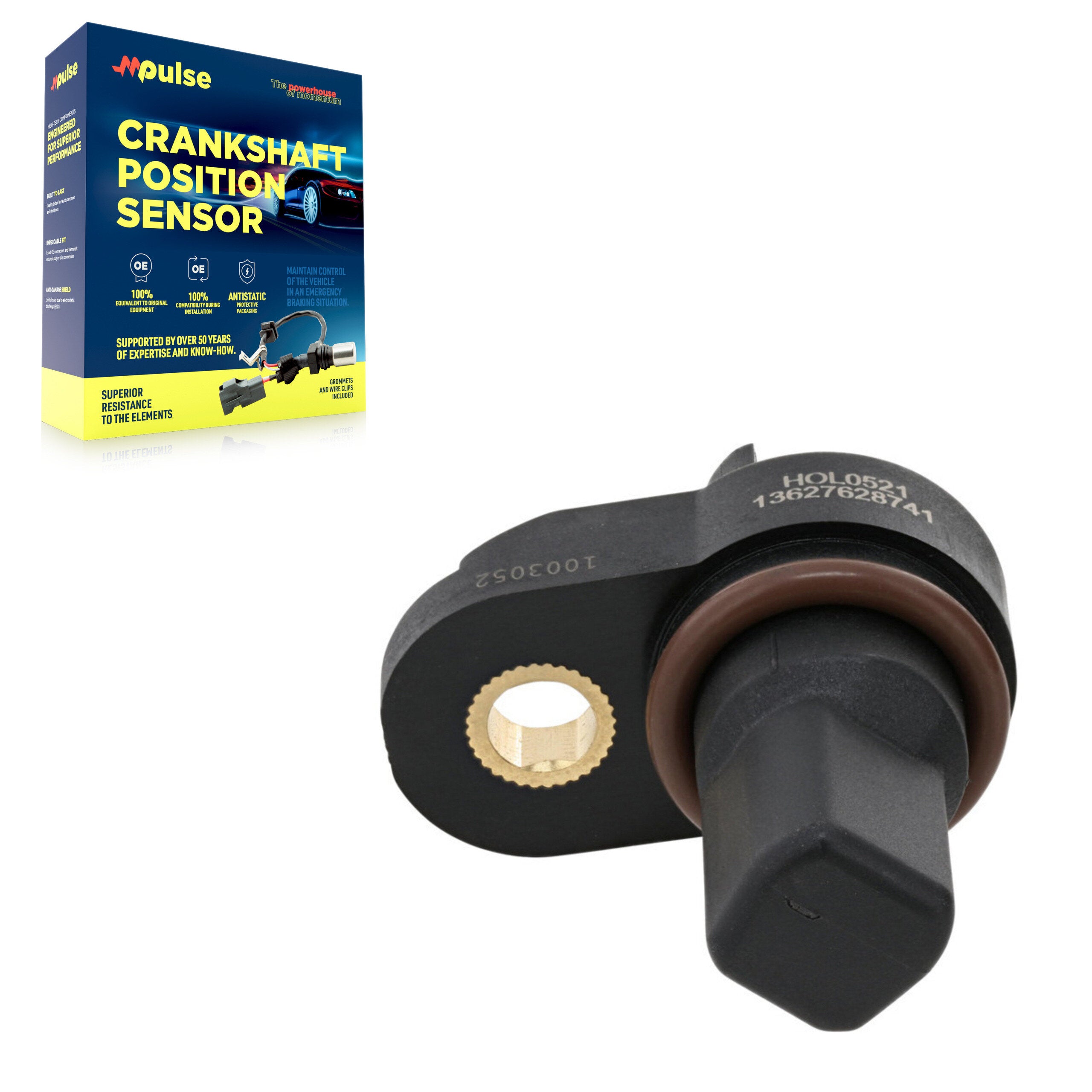 Mpulse SEN-2CRK0520 Engine Crankshaft Position Sensor for 2010-2019 BMW 650i Gran Coupe, BMW 650i xDrive Gran Coupe, BMW Alpina B6 xDrive Gran Coupe - N/A