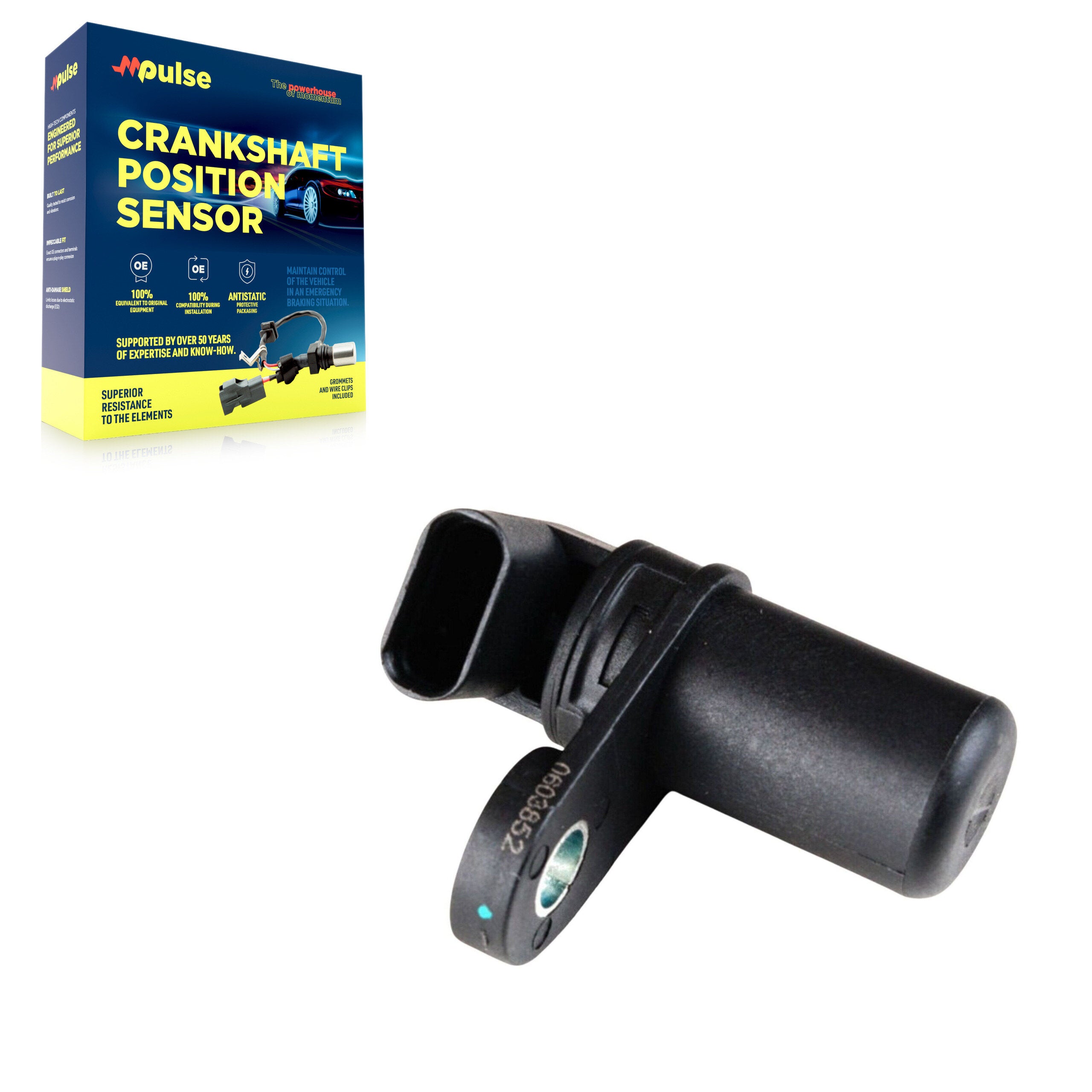 Mpulse SEN-2CRK0618 Engine Crankshaft Position Sensor for 2007-2011 Dodge Challenger, Dodge Journey, Volkswagen Routan - N/A