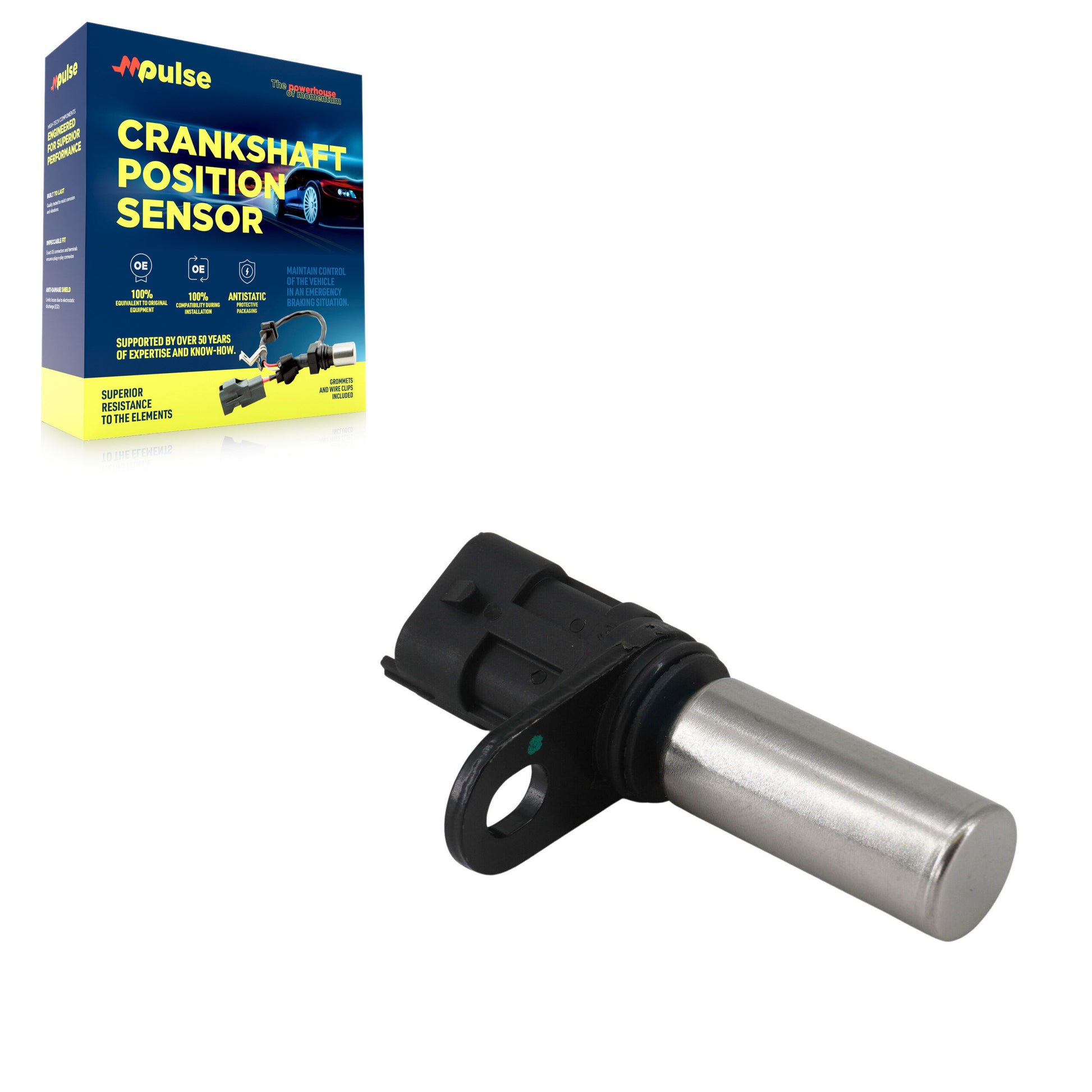 Mpulse SEN-2CRK0636 Engine Crankshaft Position Sensor for 2006-2025 Genesis G70, Genesis G80, Genesis G90 - Left
