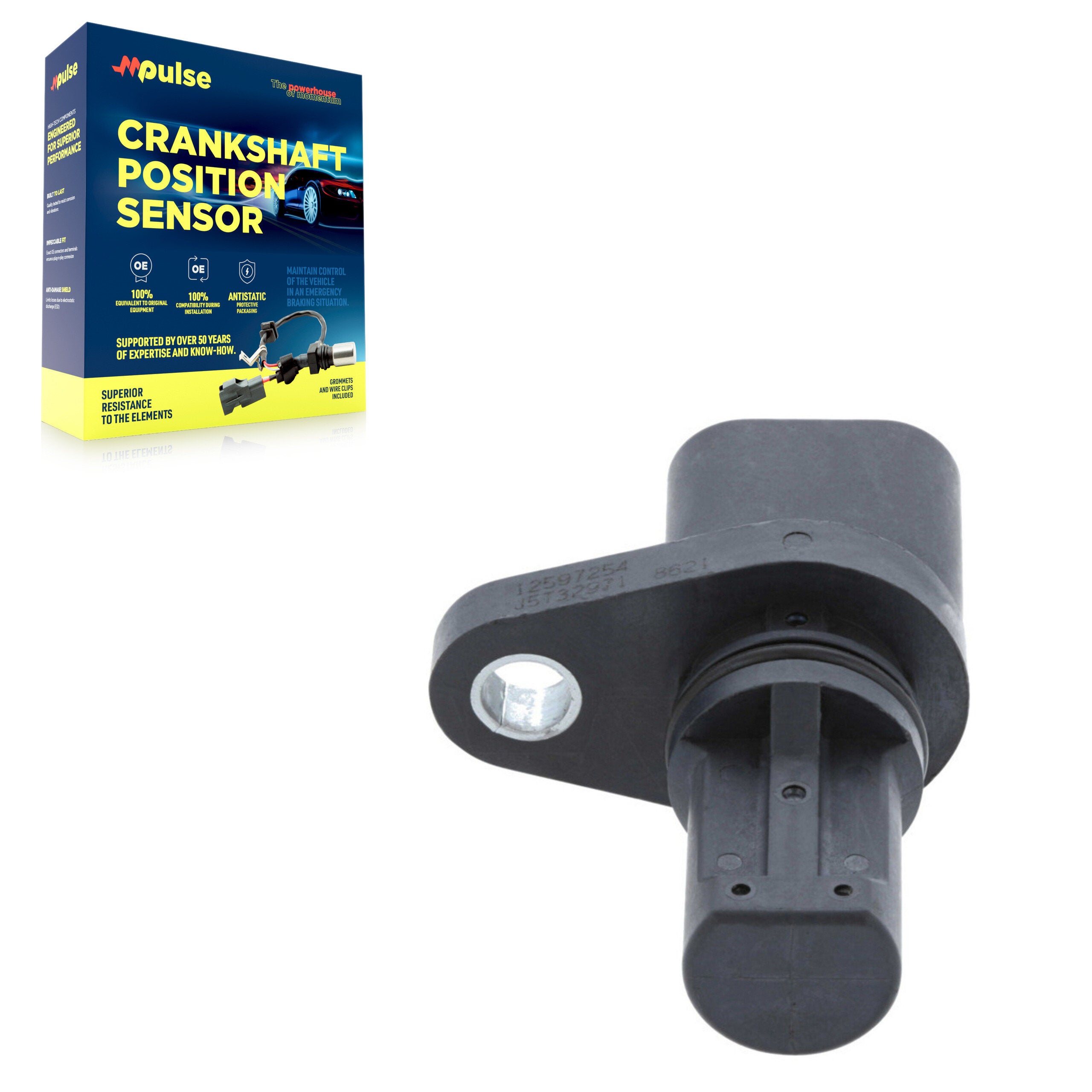 Mpulse SEN-2CRK0727 Engine Crankshaft Position Sensor for 2008-2009 Chevrolet Trailblazer, GMC Envoy, Saab 9-7x - N/A