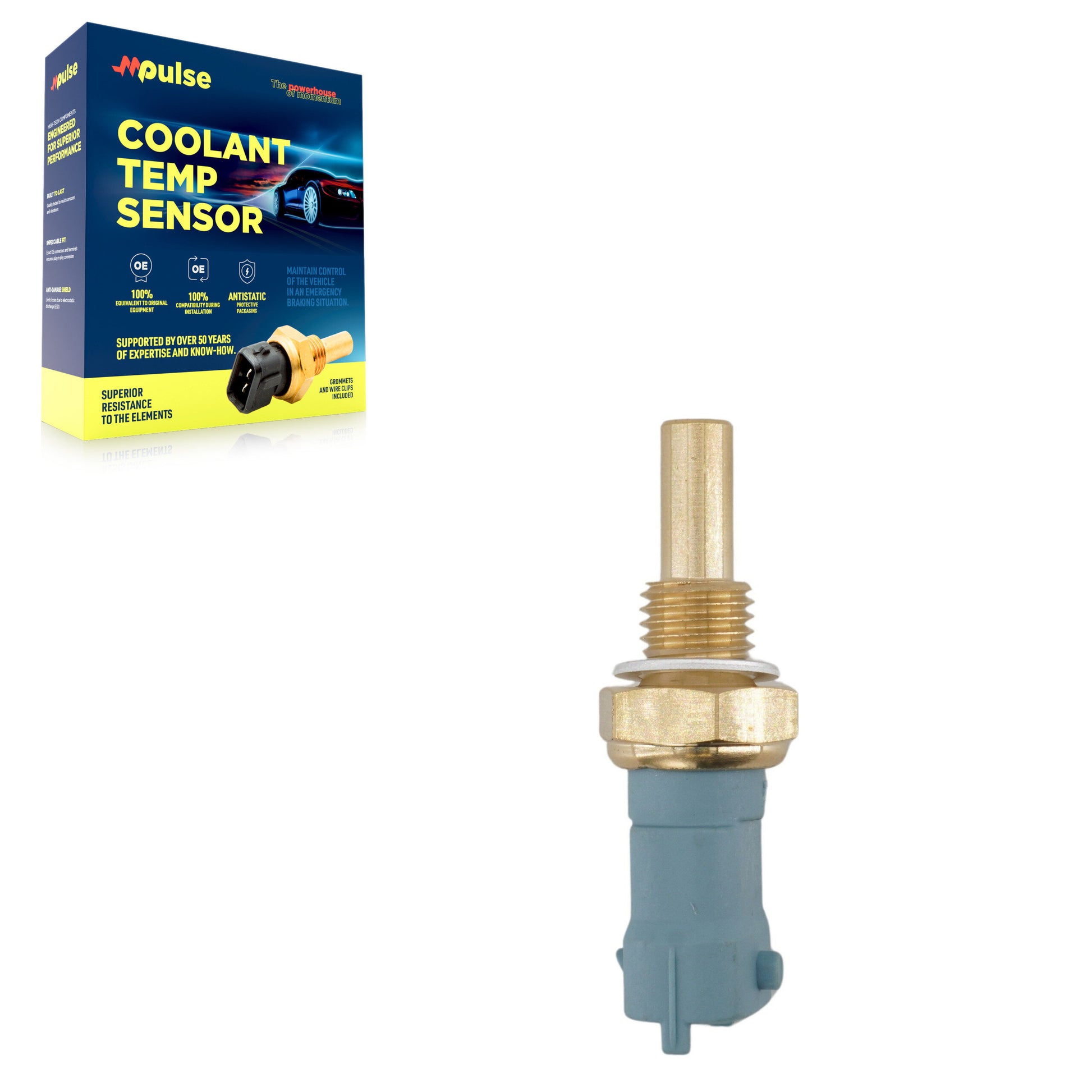 Mpulse SEN-2CTS0044 Engine Coolant Temperature Sensor for 1997-2023 GMC Canyon, Jeep Gladiator, Jeep Wrangler - N/A