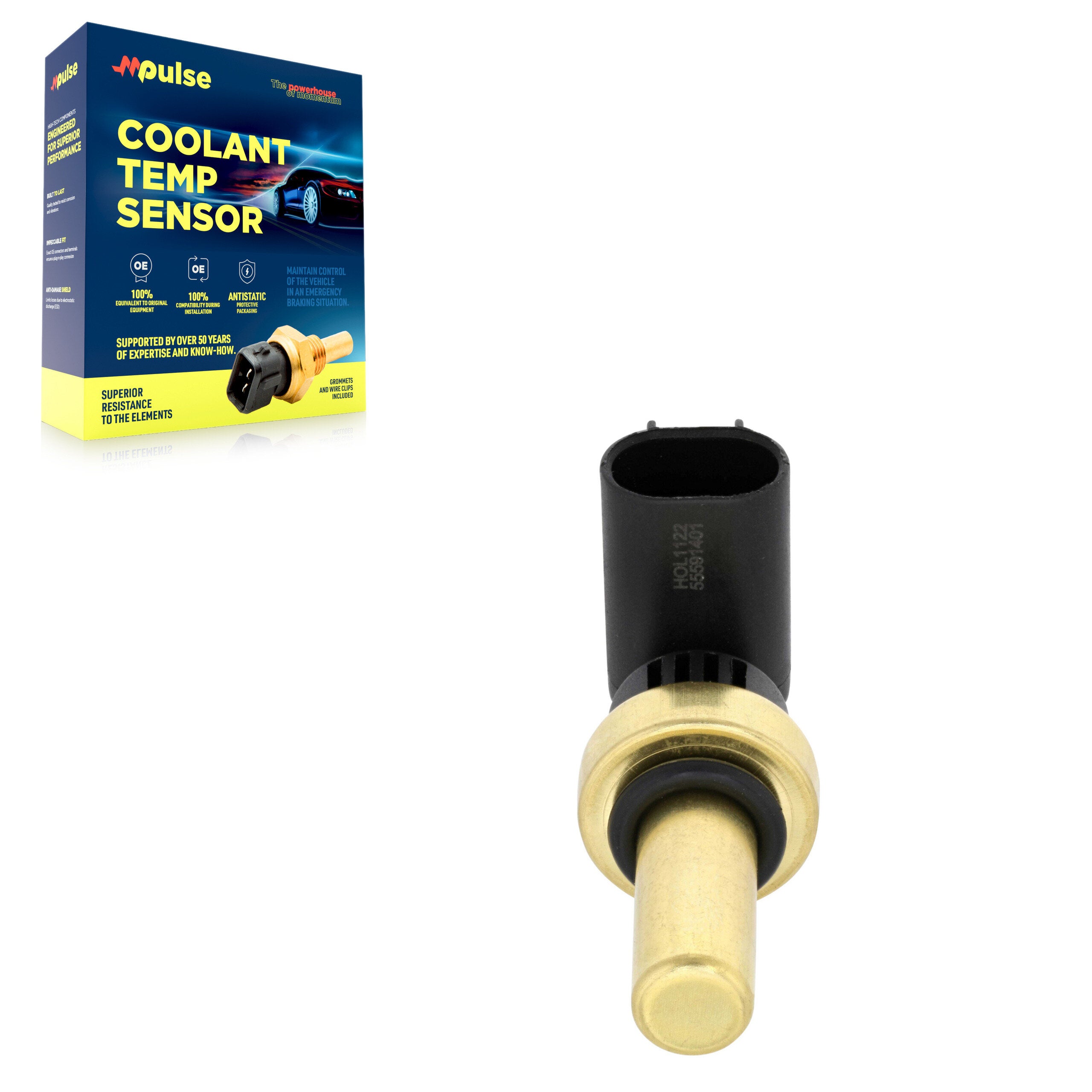 Mpulse SEN-2CTS0125 Engine Coolant Temperature Sensor for 2008-2026 Chevrolet Trax, Buick Envista, Buick Encore - Radiator