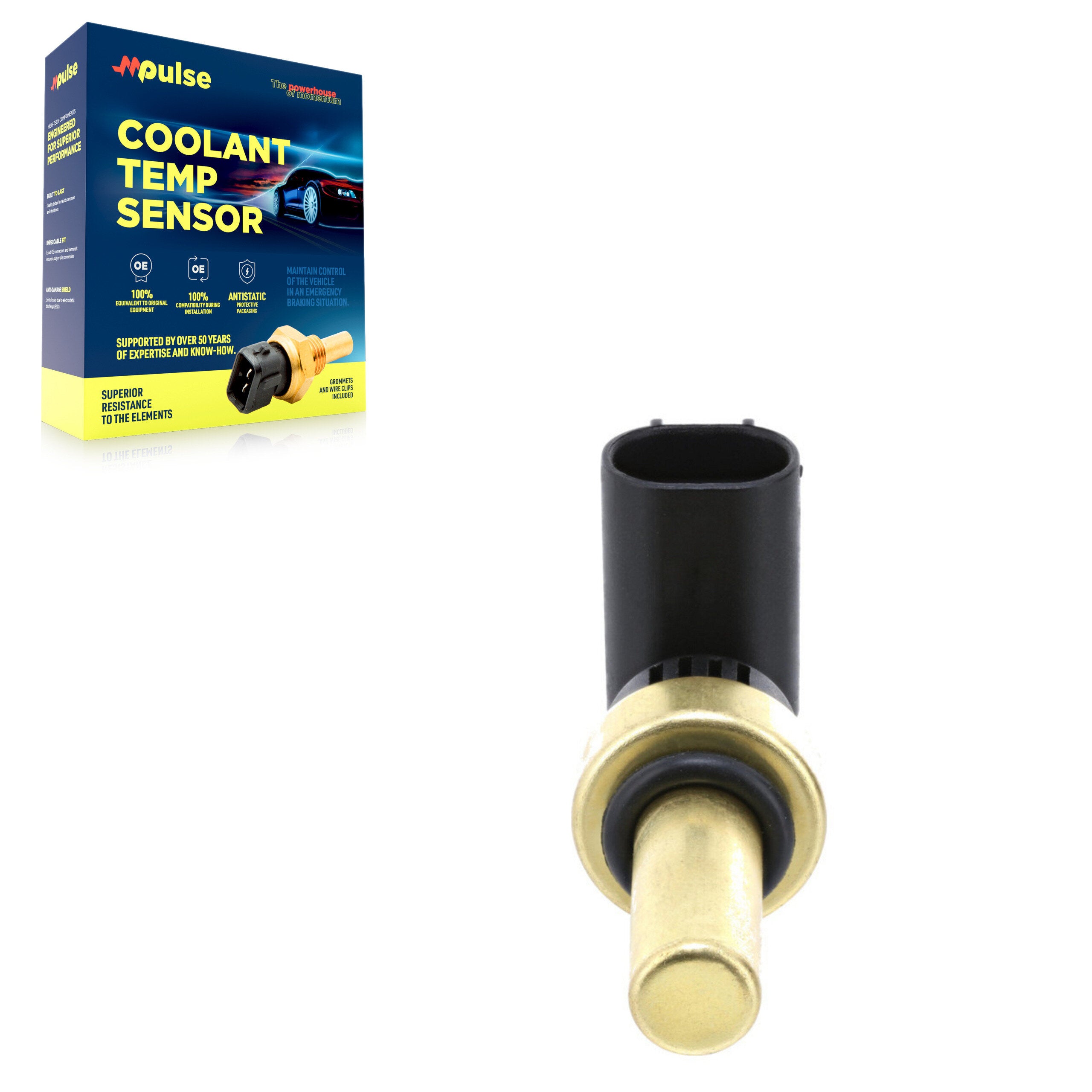 Mpulse SEN-2CTS0147 Engine Coolant Temperature Sensor for 2008-2026 Chevrolet Trax, Buick Envista, Buick Encore - Radiator