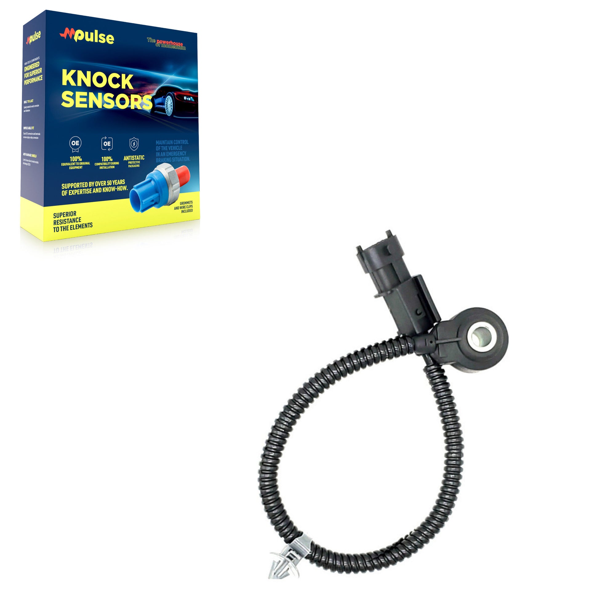 Mpulse SEN-2KNC0108 Ignition Knock (Detonation) Sensor for 2010-2022 Hyundai Accent, Kia Rio, Kia Seltos - N/A