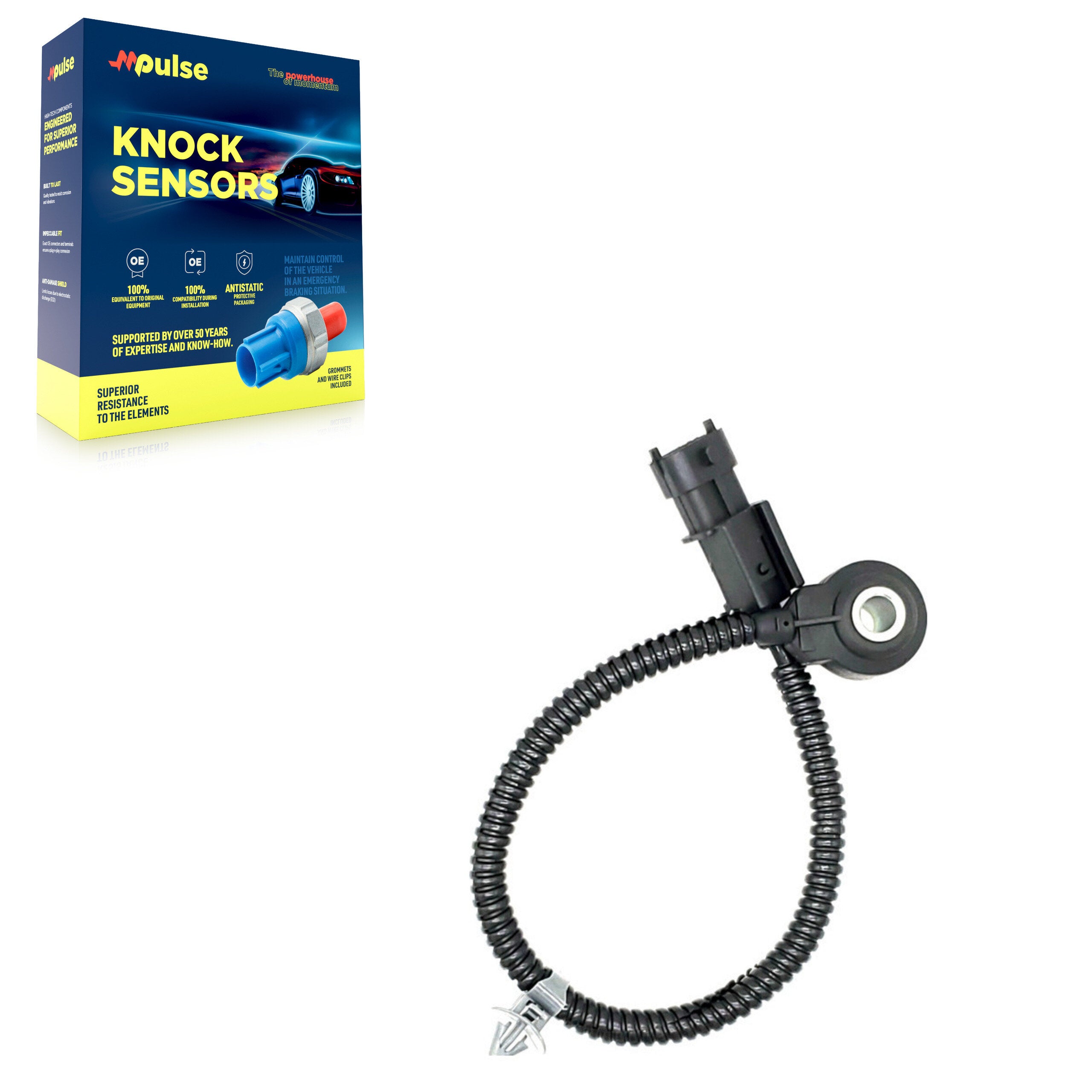 Mpulse SEN-2KNC0108 Ignition Knock (Detonation) Sensor for 2010-2022 Hyundai Accent, Kia Rio, Kia Seltos - N/A