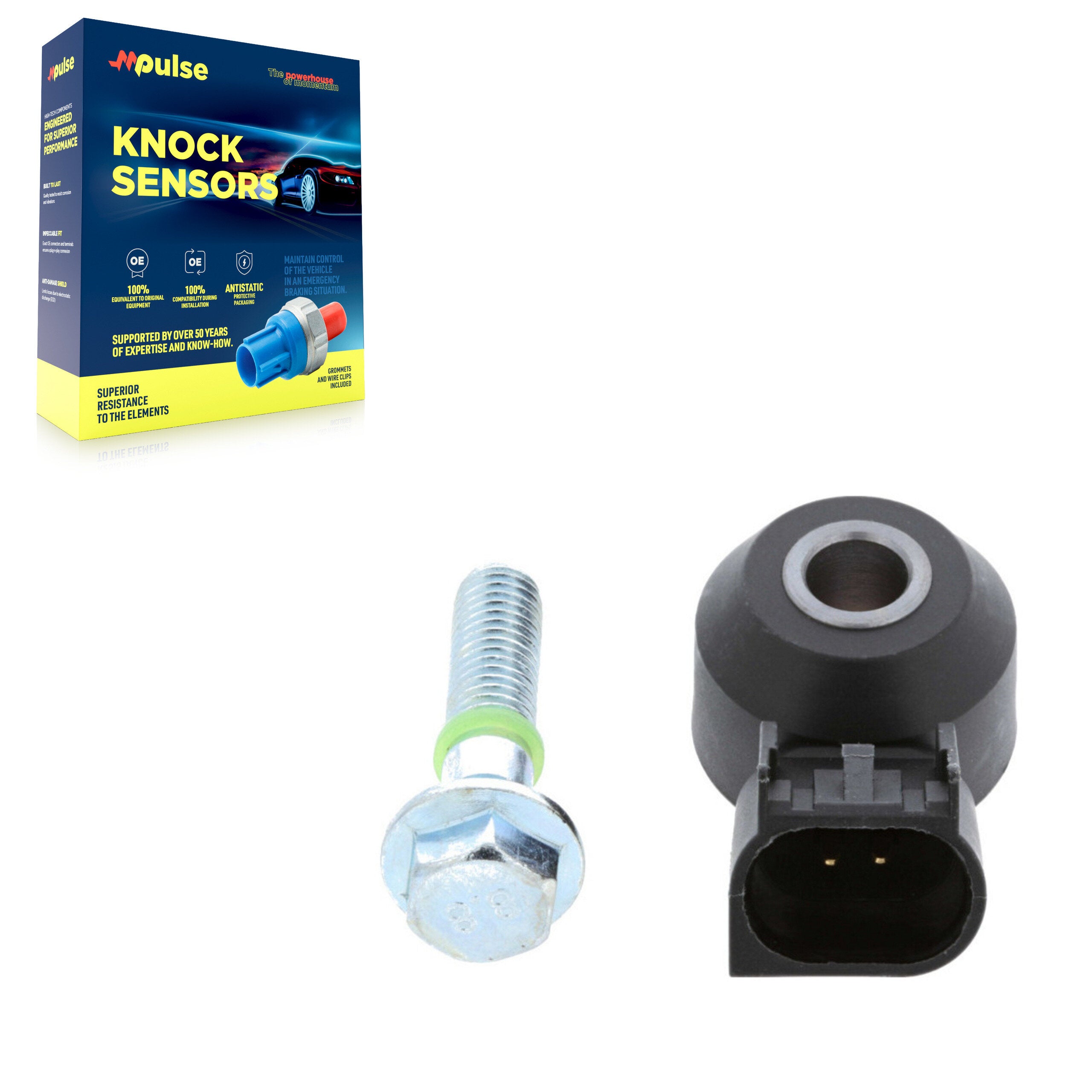 Mpulse SEN-2KNC0414 Ignition Knock (Detonation) Sensor for 2004-2020 Chevrolet Express 3500, Chevrolet Silverado 2500 HD, Chevrolet Silverado 3500 HD - N/A