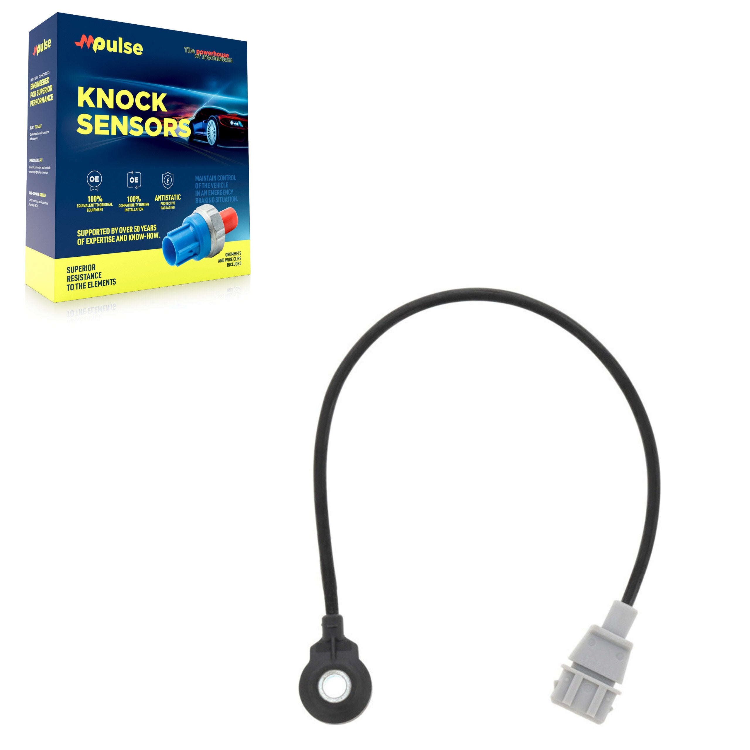 Mpulse SEN-2KNC0456 Ignition Knock (Detonation) Sensor for 2006-2012 Hyundai Santa Fe, Kia Magentis, Kia Optima - Right