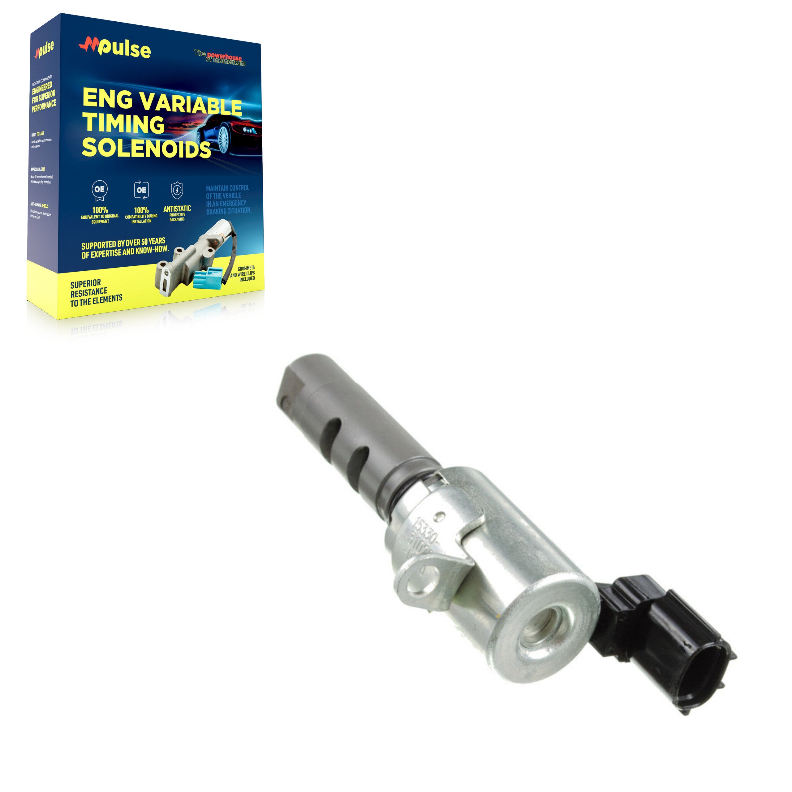 Mpulse SEN-2VTS0008 Engine Variable Valve Timing (VVT) Solenoid for 2005-2018 Toyota Highlander, Lexus RX450h, Toyota Venza - Intake (Left), Left, Intake