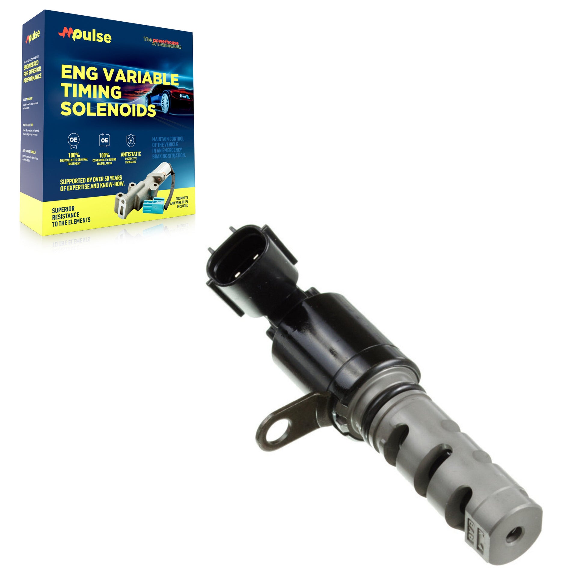 Mpulse SEN-2VTS0013 Engine Variable Valve Timing (VVT) Solenoid for 2007-2012 Hyundai Sonata, Kia Sorento, Hyundai Santa Fe - Exhaust