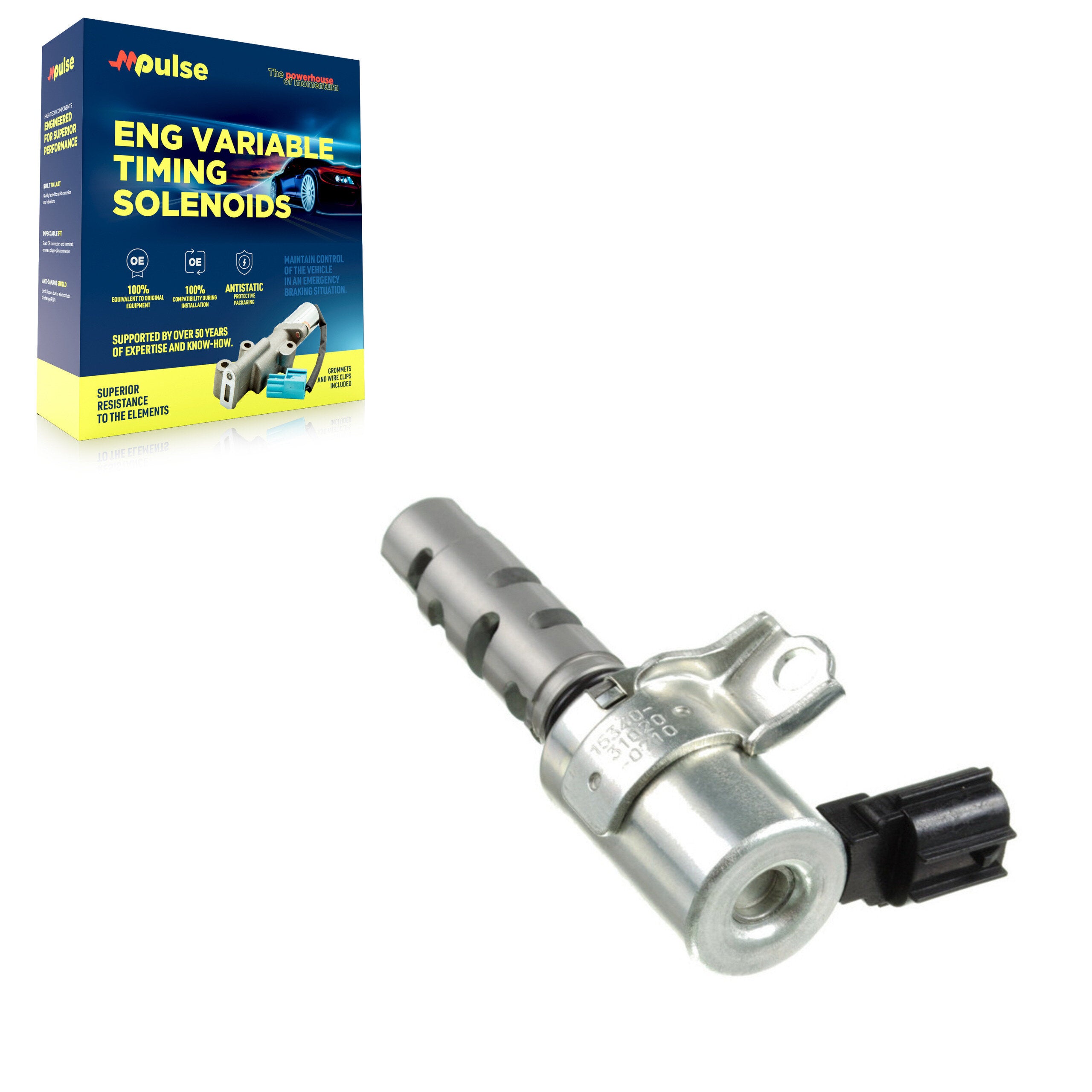 Mpulse SEN-2VTS0019 Engine Variable Valve Timing (VVT) Solenoid for 2005-2018 Lexus IS300, Lexus IS350, Lexus RC300 - Exhaust (Left)