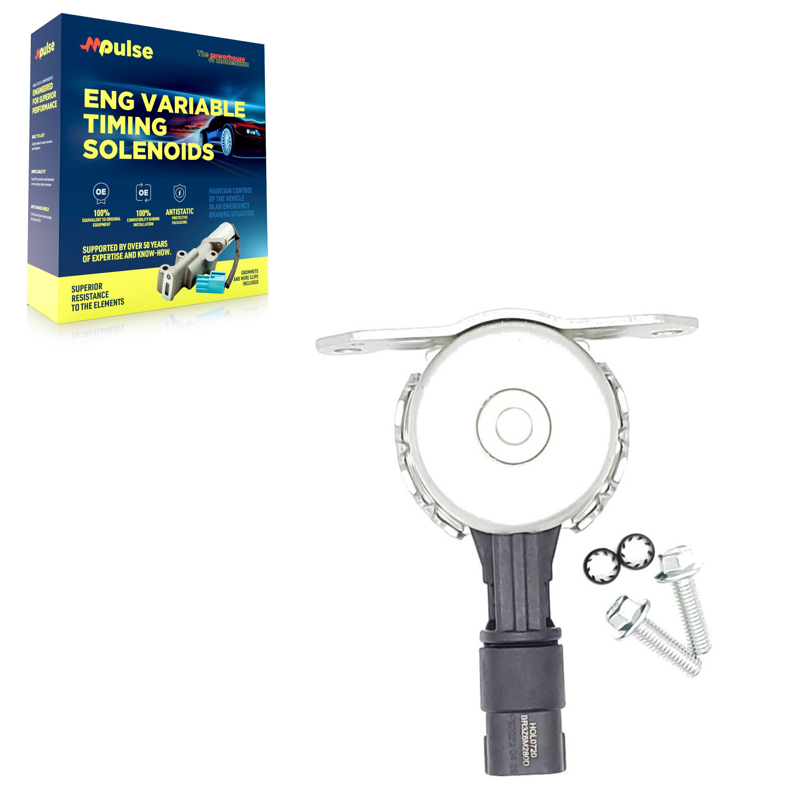 Mpulse SEN-2VTS0049 Engine Variable Valve Timing (VVT) Solenoid for 2010-2024 Ford Mustang, Ford F-150, Ford E-350 Super Duty - Intake, Front