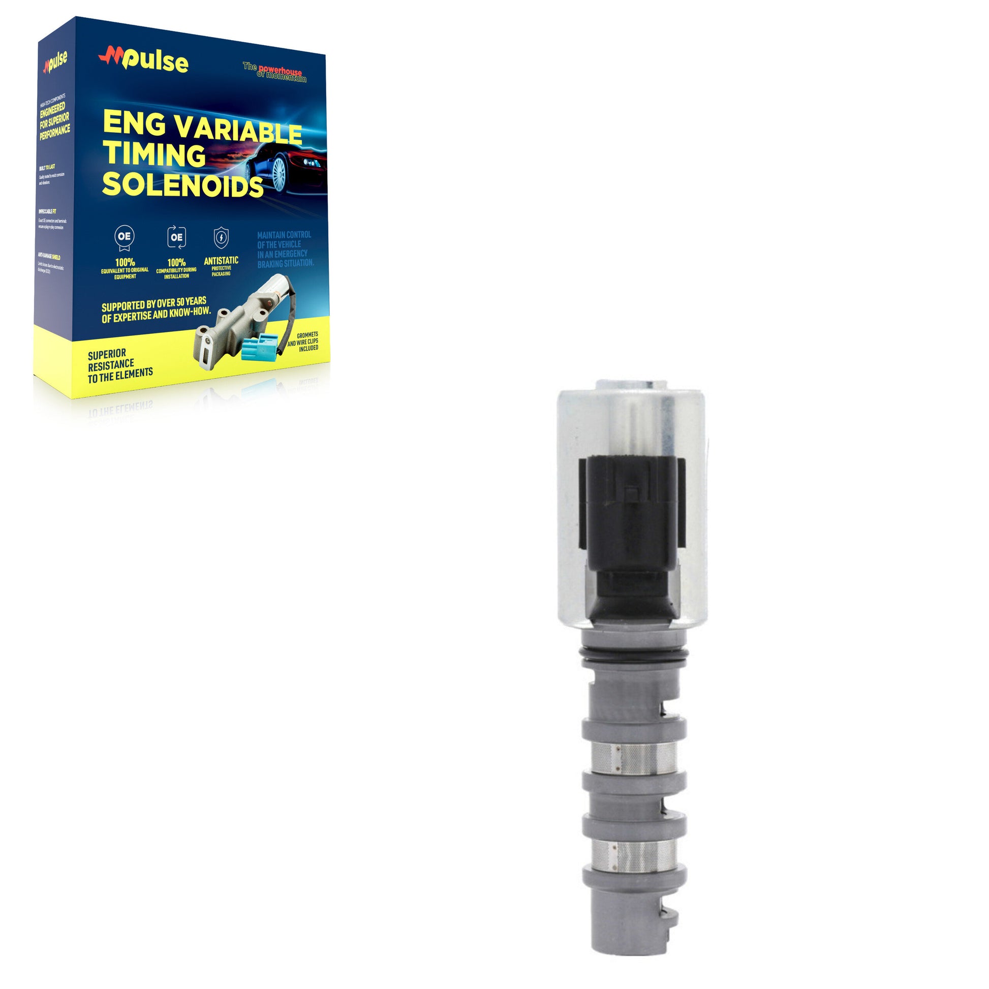 Mpulse SEN-2VTS0064 Engine Variable Valve Timing (VVT) Solenoid for 2002-2018 INFINITI Q50, INFINITI Q70, Nissan NV3500 - Left, Right