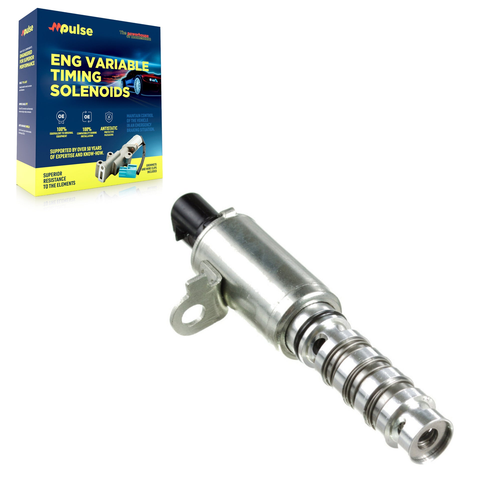 Mpulse SEN-2VTS0110 Engine Variable Valve Timing (VVT) Solenoid for 2011-2019 Hyundai Santa Fe XL, Kia Sedona, Kia Sorento - Intake (Left), Left