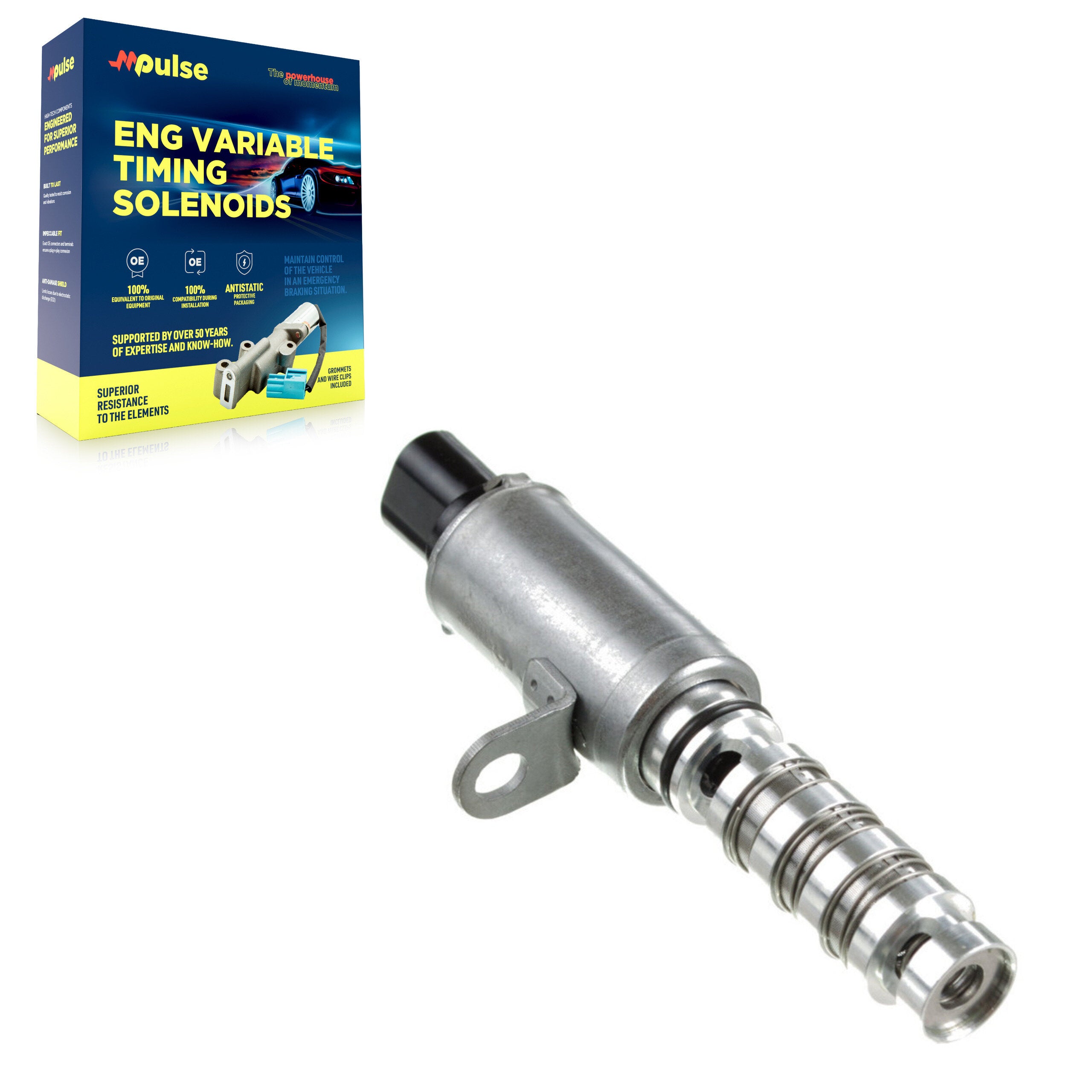 Mpulse SEN-2VTS0113 Engine Variable Valve Timing (VVT) Solenoid for 2012-2024 Hyundai Kona, Hyundai Tucson, Hyundai Veloster - Intake