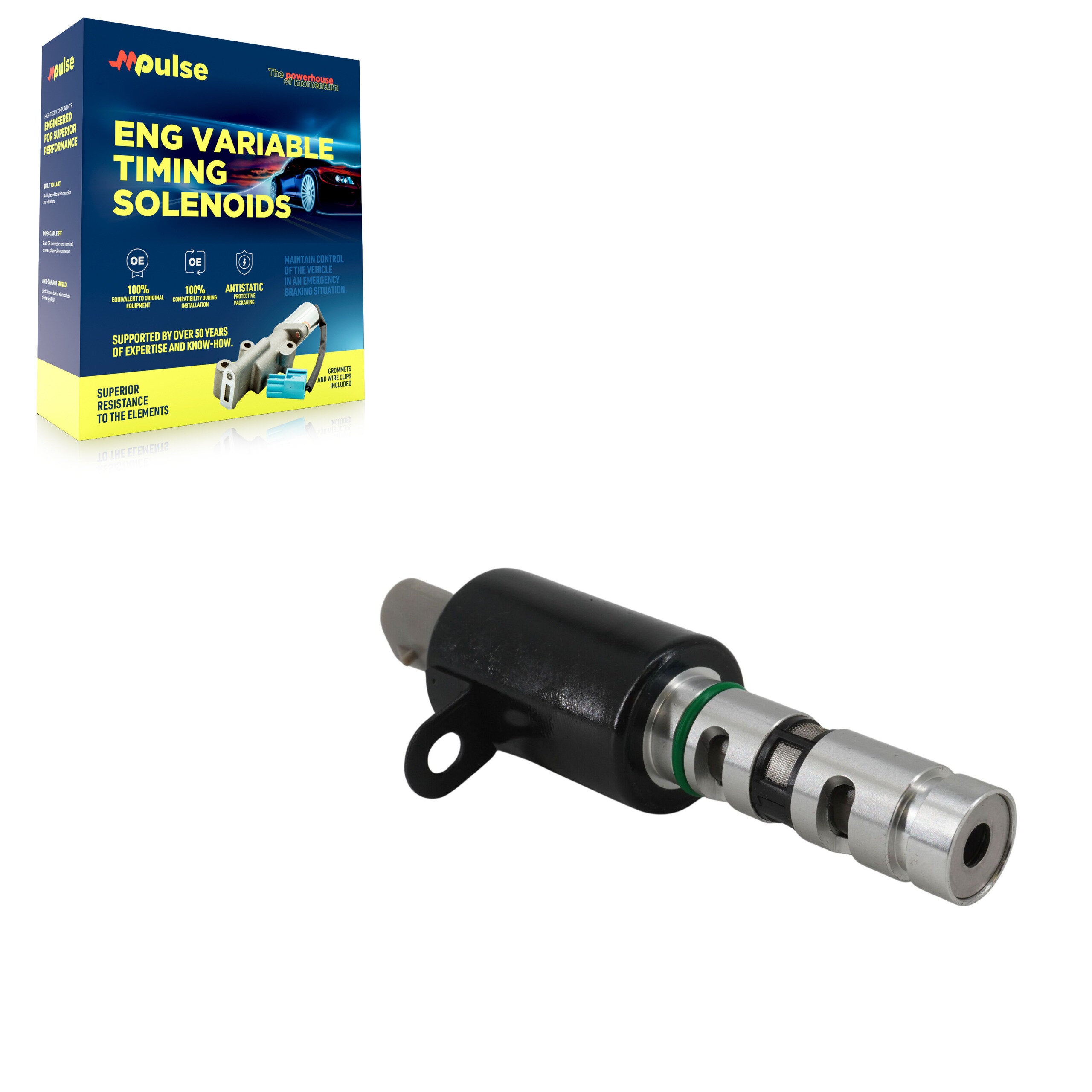 Mpulse SEN-2VTS0117 Engine Variable Valve Timing (VVT) Solenoid for 2006-2012 Hyundai Genesis Coupe, Kia Borrego, Kia Sedona - Right, Intake (Right)
