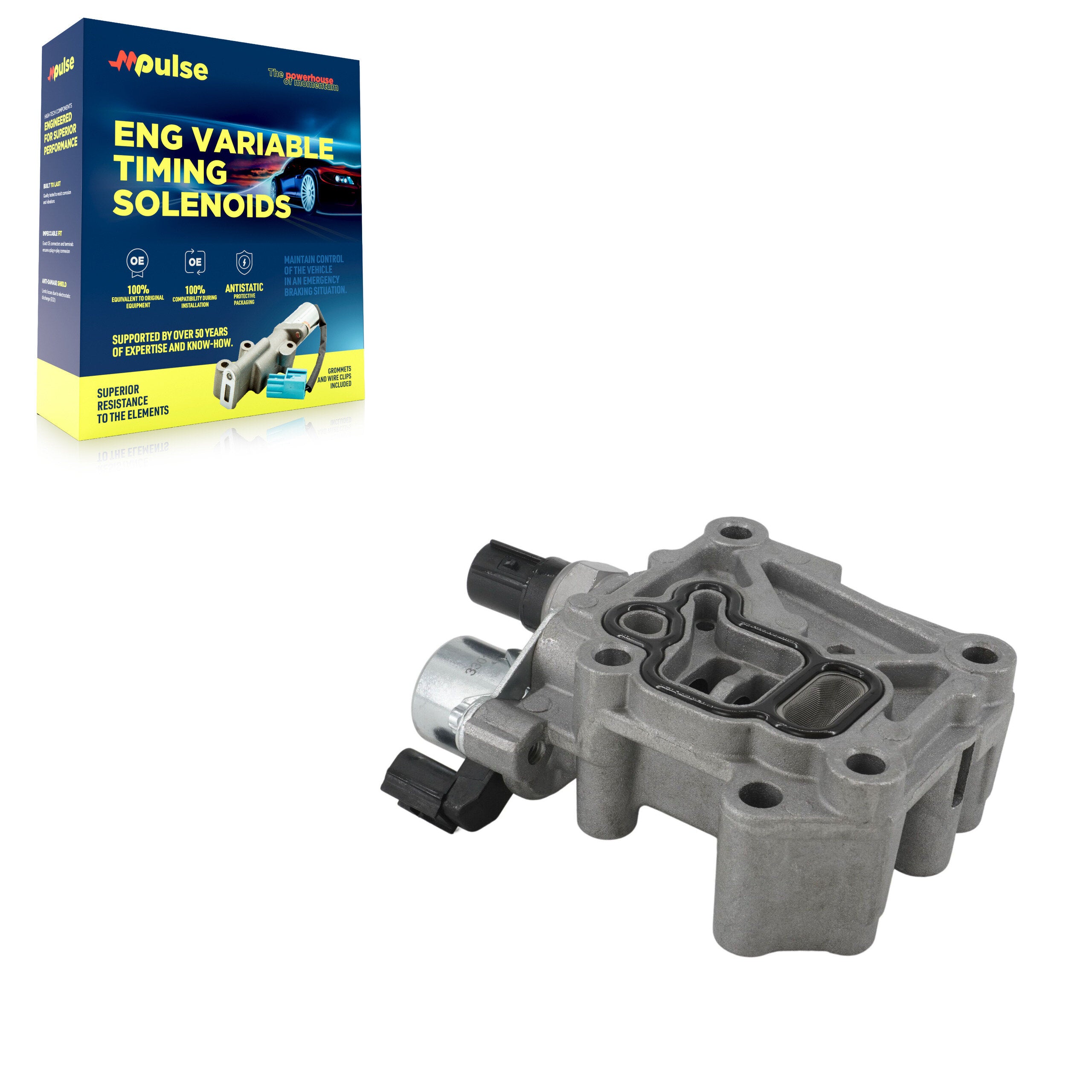 Mpulse SEN-2VTS0144 Engine Variable Valve Timing (VVT) Solenoid for 2008-2015 Acura ILX, Honda Accord, Honda Civic - Right, Left