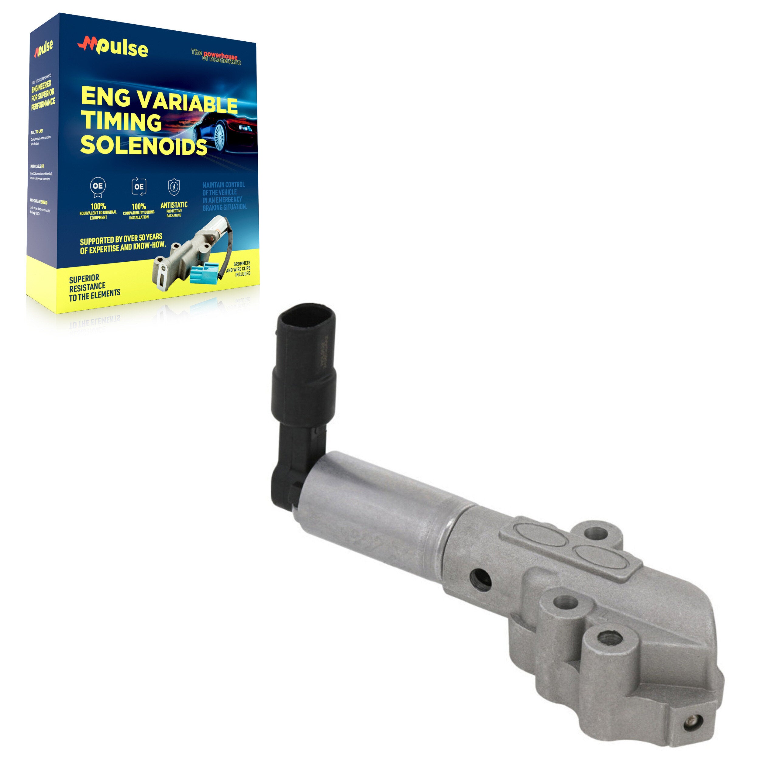 Mpulse SEN-2VTS0330 Engine Variable Valve Timing (VVT) Solenoid for 2012-2024 Genesis G70, Genesis G90, Hyundai Palisade - Exhaust (Left), Left