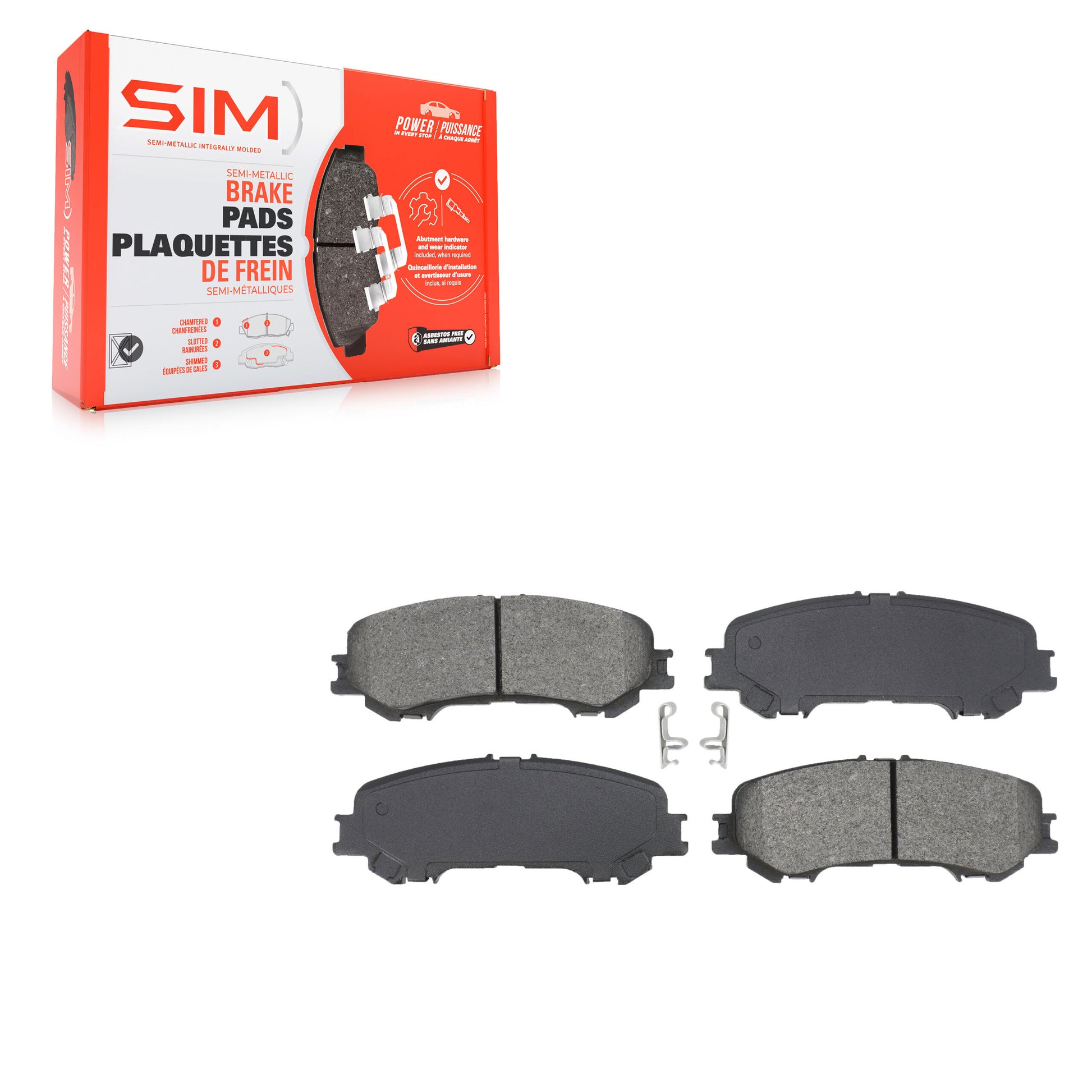 SIM SIM-2032 Disc Brake Pad for 2017-2023 Nissan TITAN - Rear