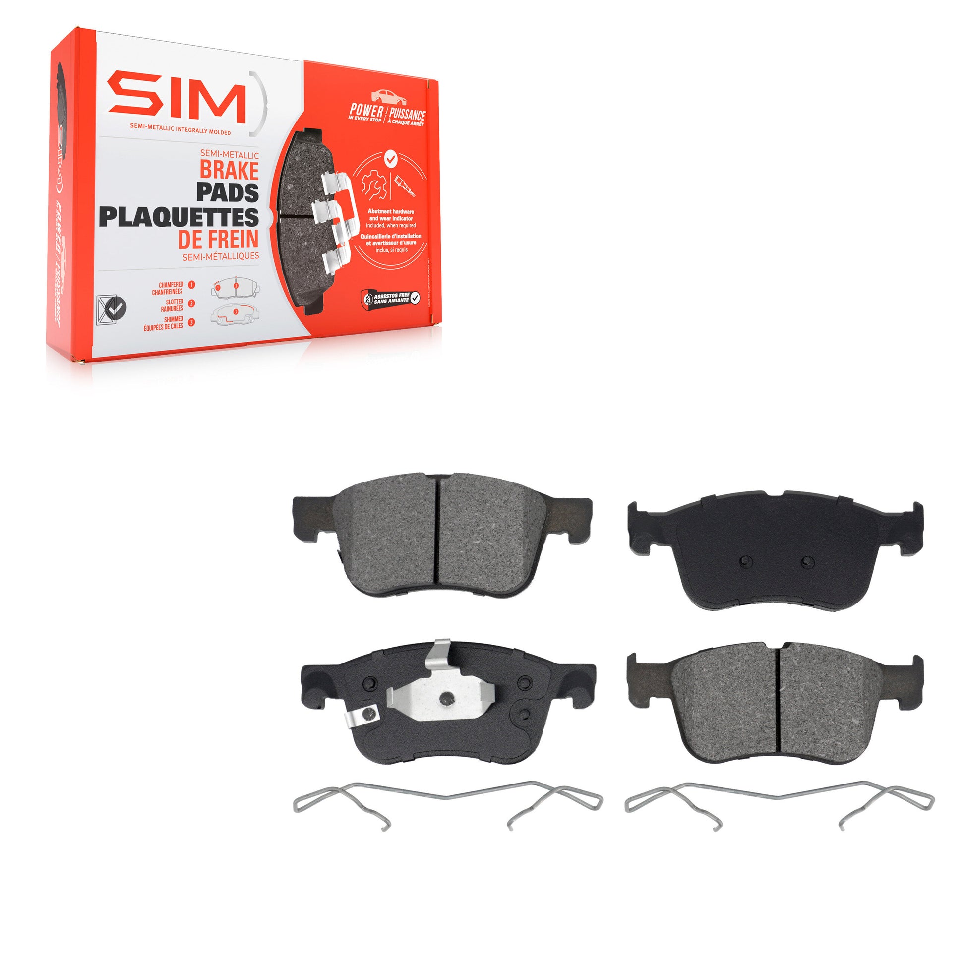 SIM SIM-2300 Disc Brake Pad for 2020-2023 Ford Maverick, Ford Bronco Sport, Ford Escape - Front