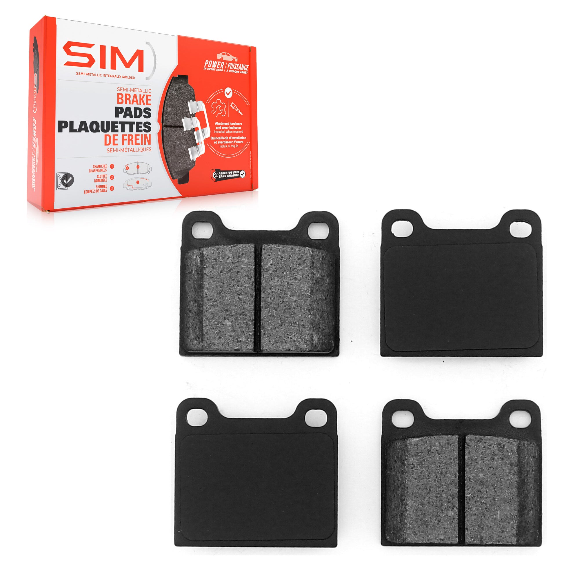 SIM SIM-31 Disc Brake Pad for 1980-2004 Volvo V70, Volvo C70, Volvo S90 - Rear