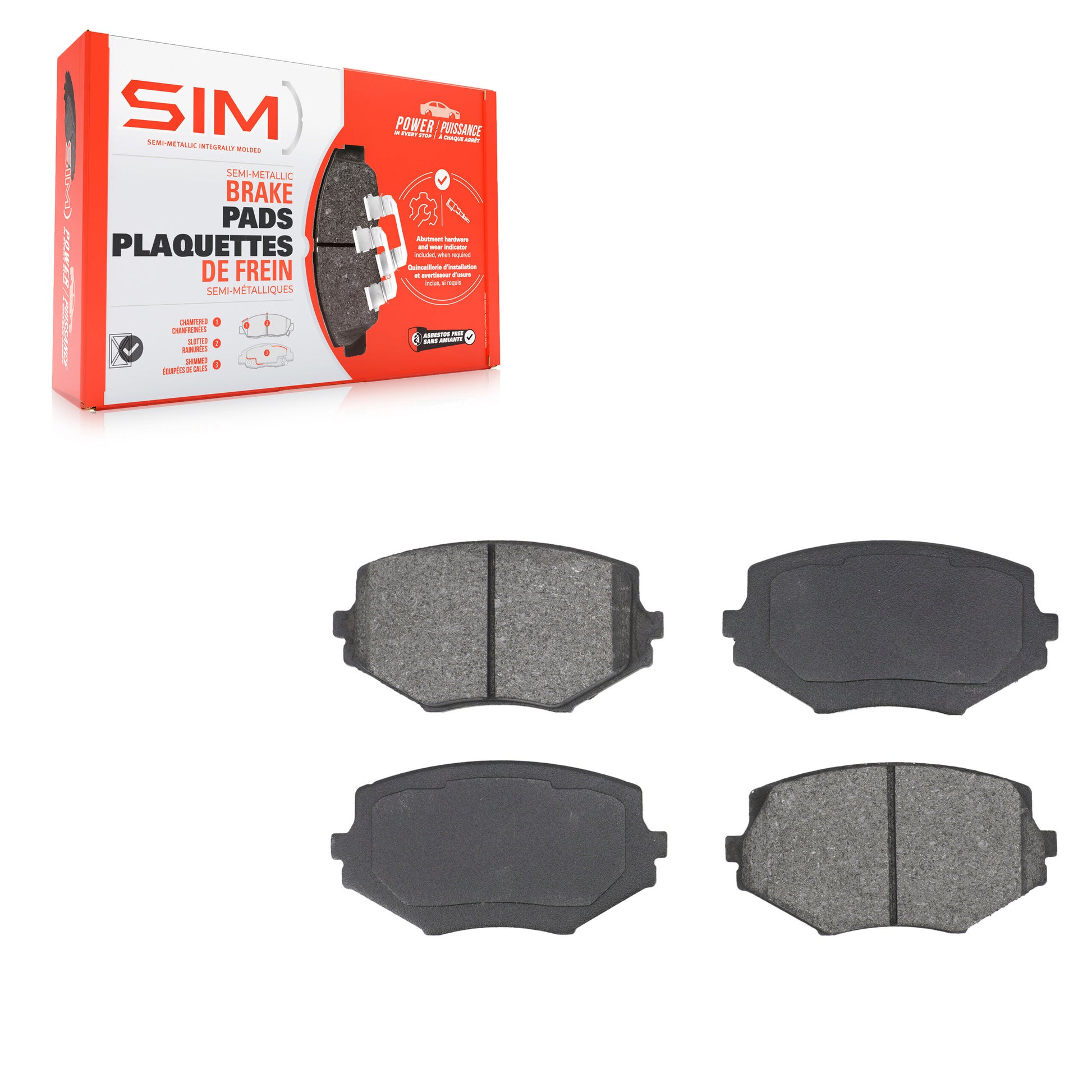 SIM SIM-635 Disc Brake Pad for 1994-2005 Mazda Miata - Front
