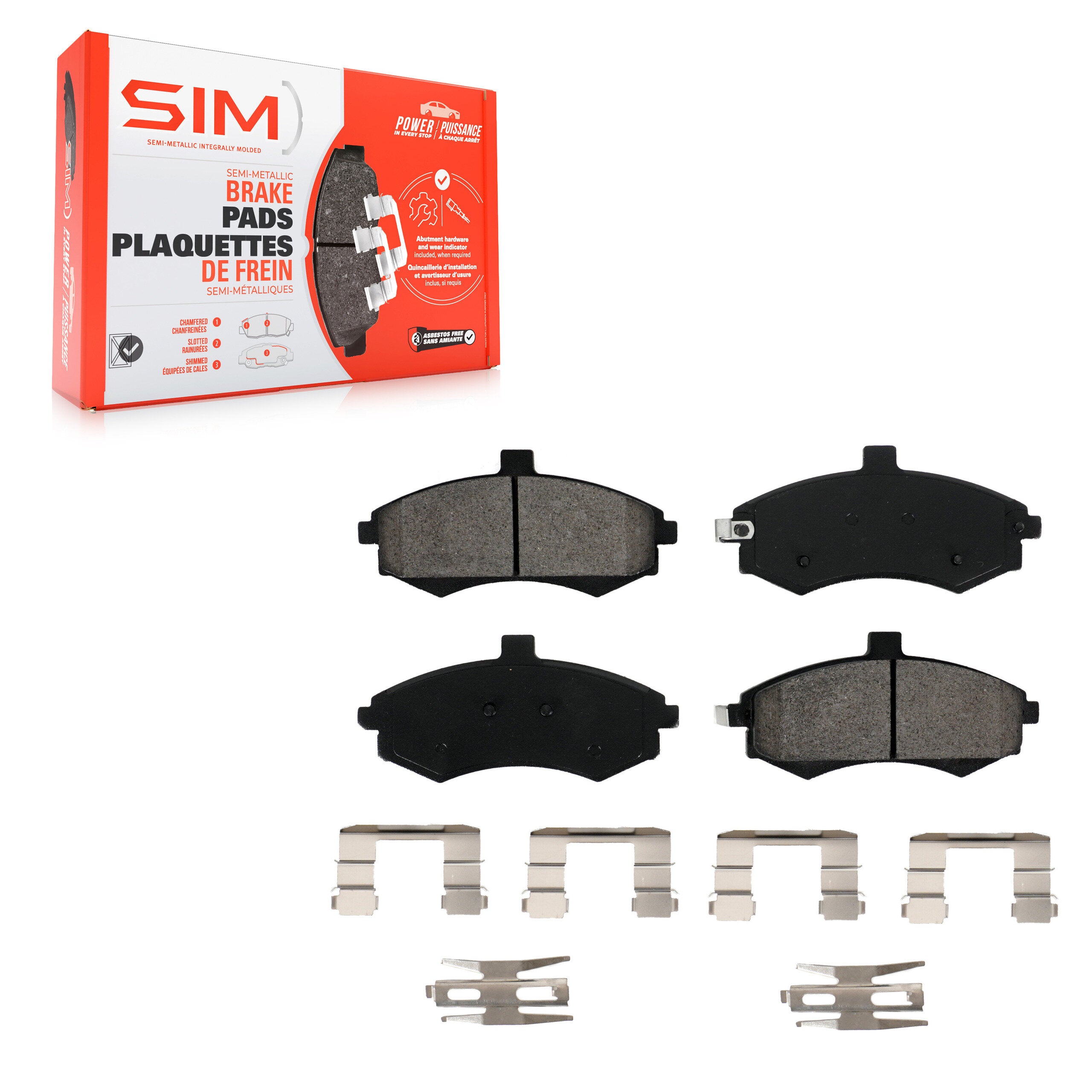 SIM SIM-941 Disc Brake Pad for 2002-2005 Hyundai Elantra - Front