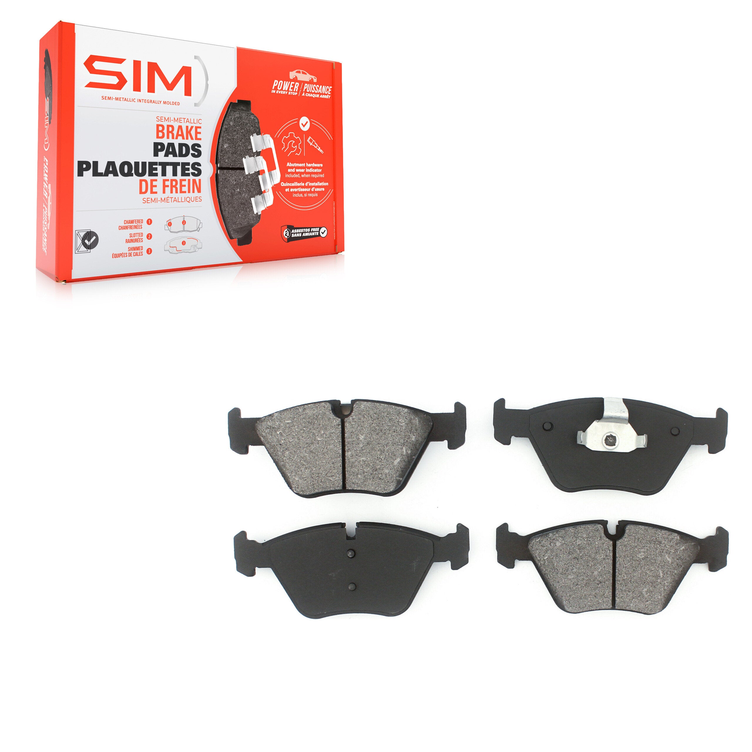 SIM SIM-946 Disc Brake Pad for 2001-2010 BMW Z4, BMW M3, BMW X3 - Front