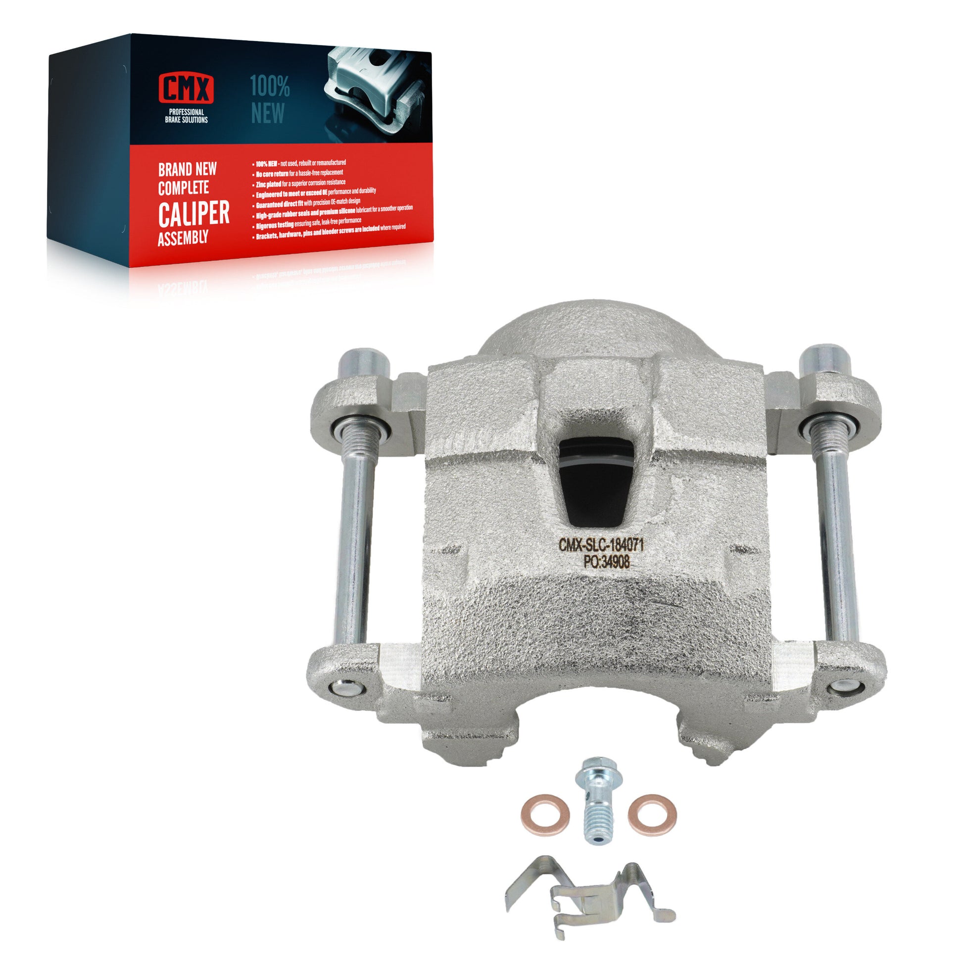 CMX SLC-184071 Disc Brake Caliper for 1980-2003 Isuzu Hombre, Chevrolet Blazer, Cadillac Commercial Chassis - Front Right