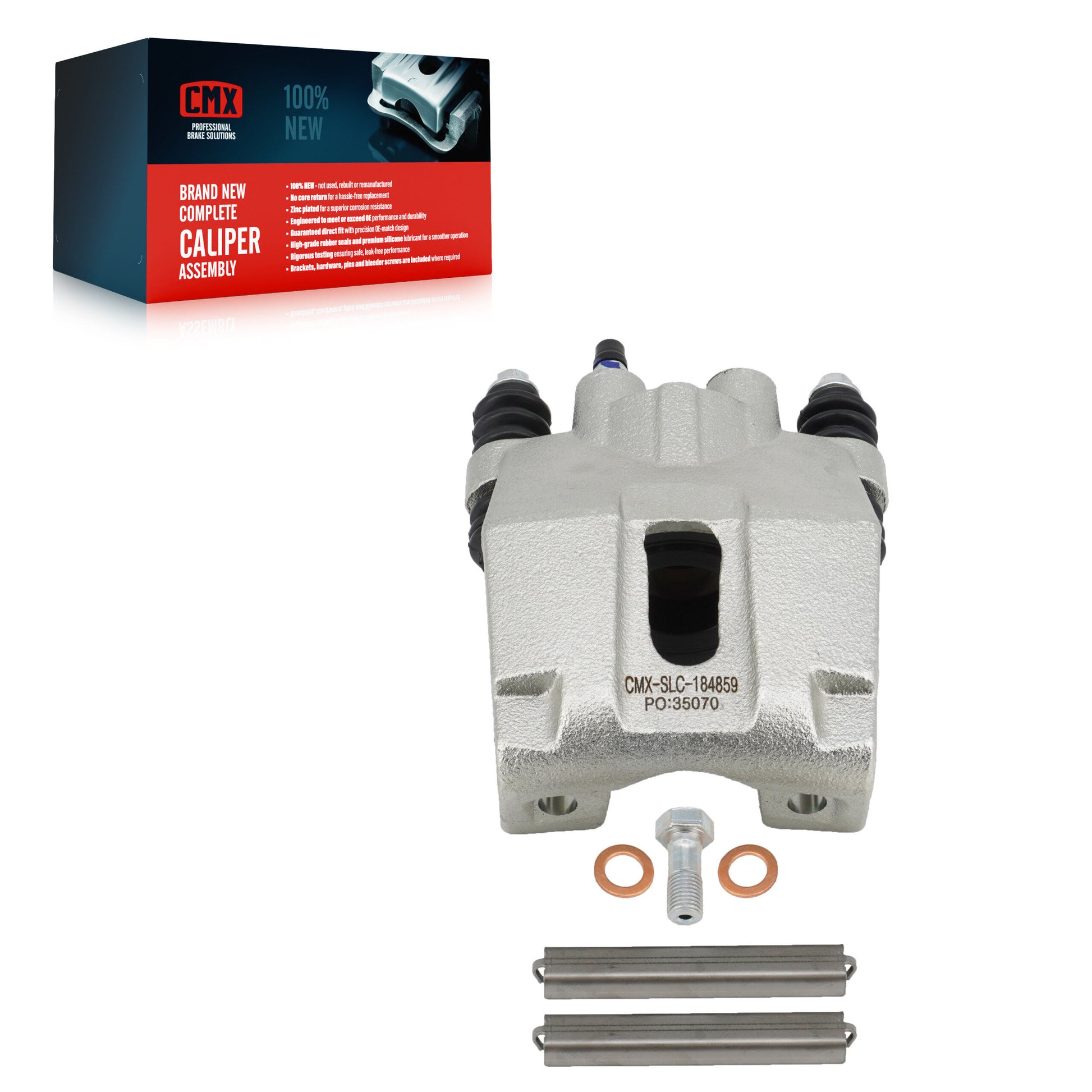 CMX SLC-184859 Disc Brake Caliper for 2004-2011 Lincoln Mark LT, Ford F-150 - Rear Left