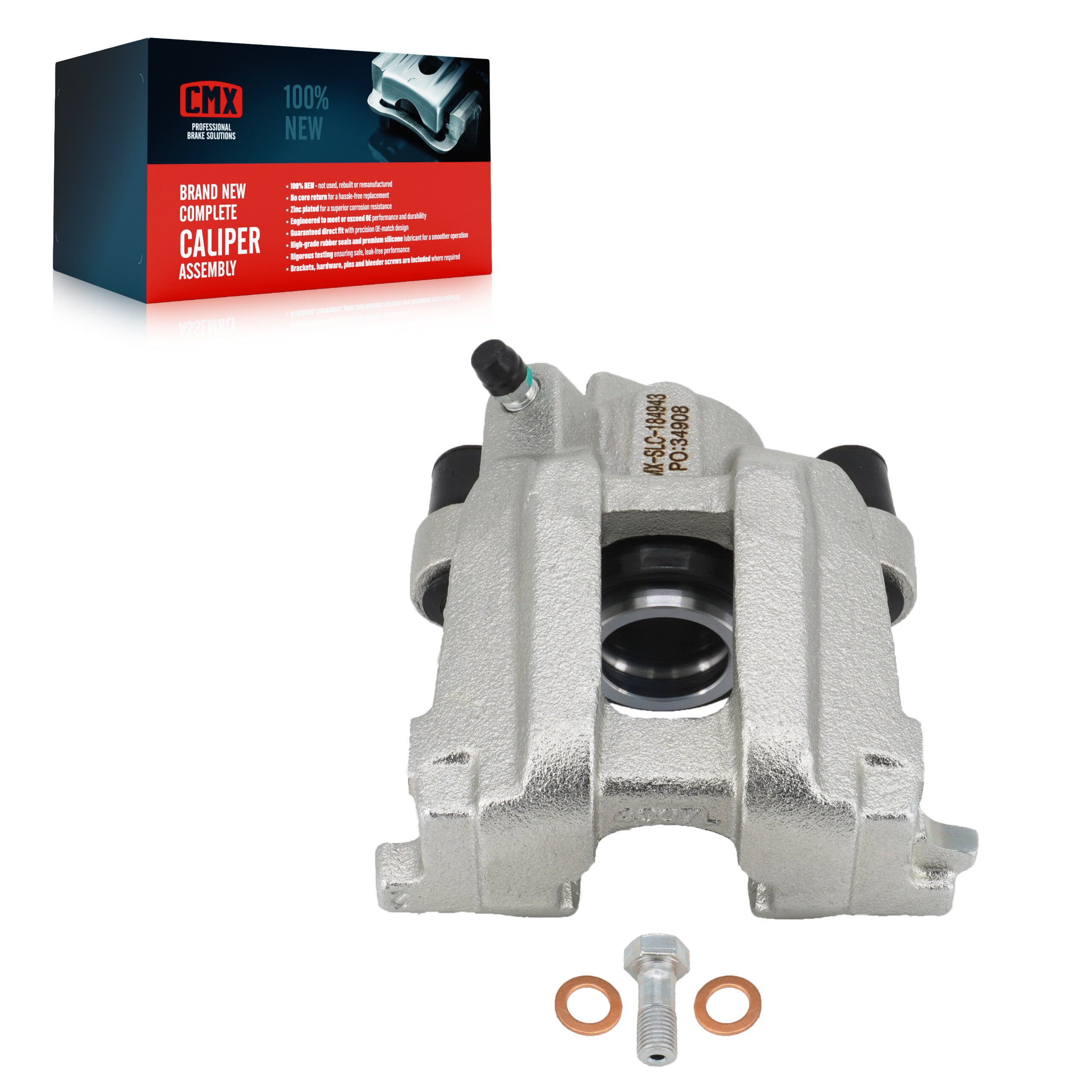 CMX SLC-184943 Disc Brake Caliper for 2005-2011 Mazda Tribute, Ford Escape, Mercury Mariner - Rear Left