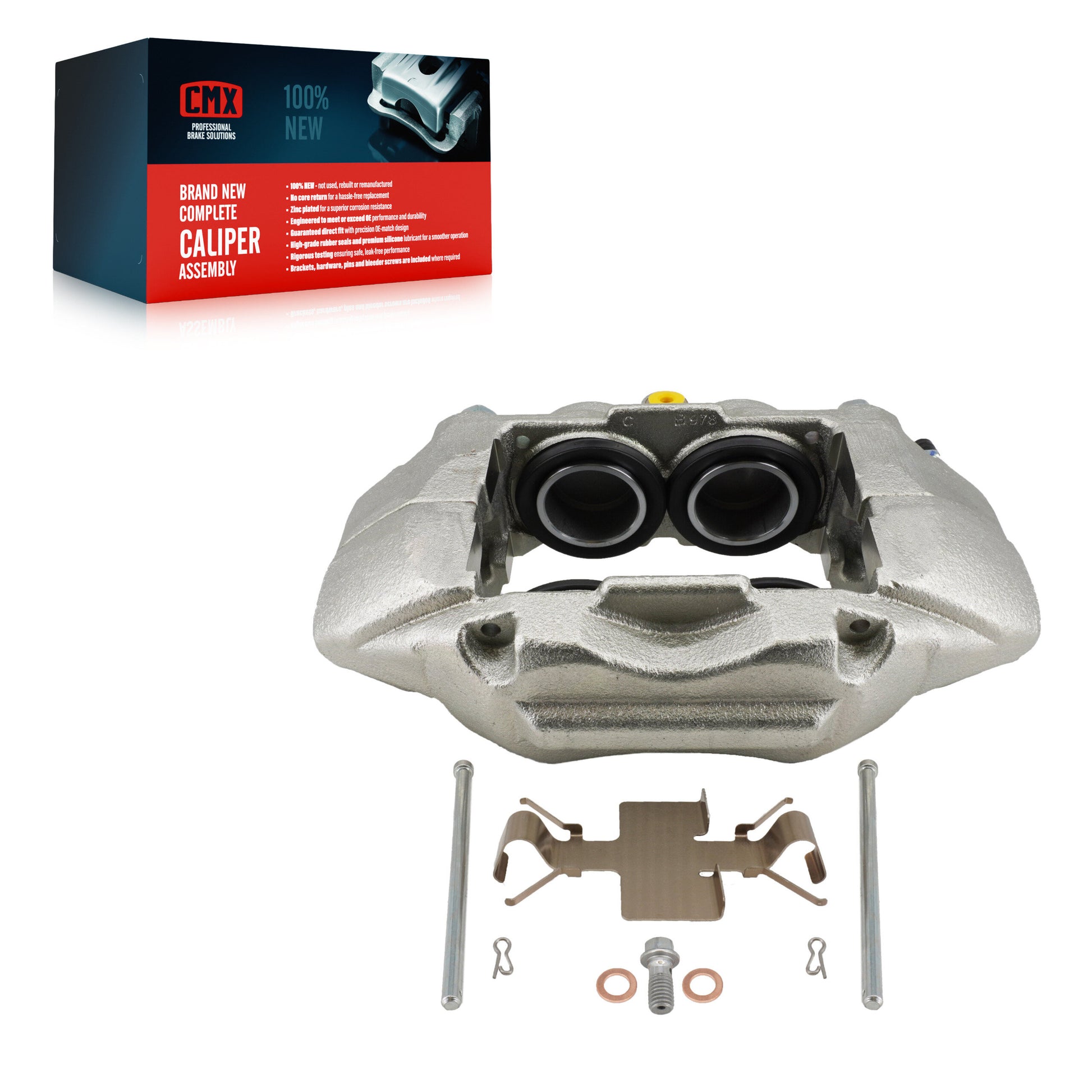 CMX SLC-185612 Disc Brake Caliper for 2019-2025 Chevrolet Silverado 1500 LTD, GMC Sierra 1500 Limited, Cadillac Escalade - Front Right