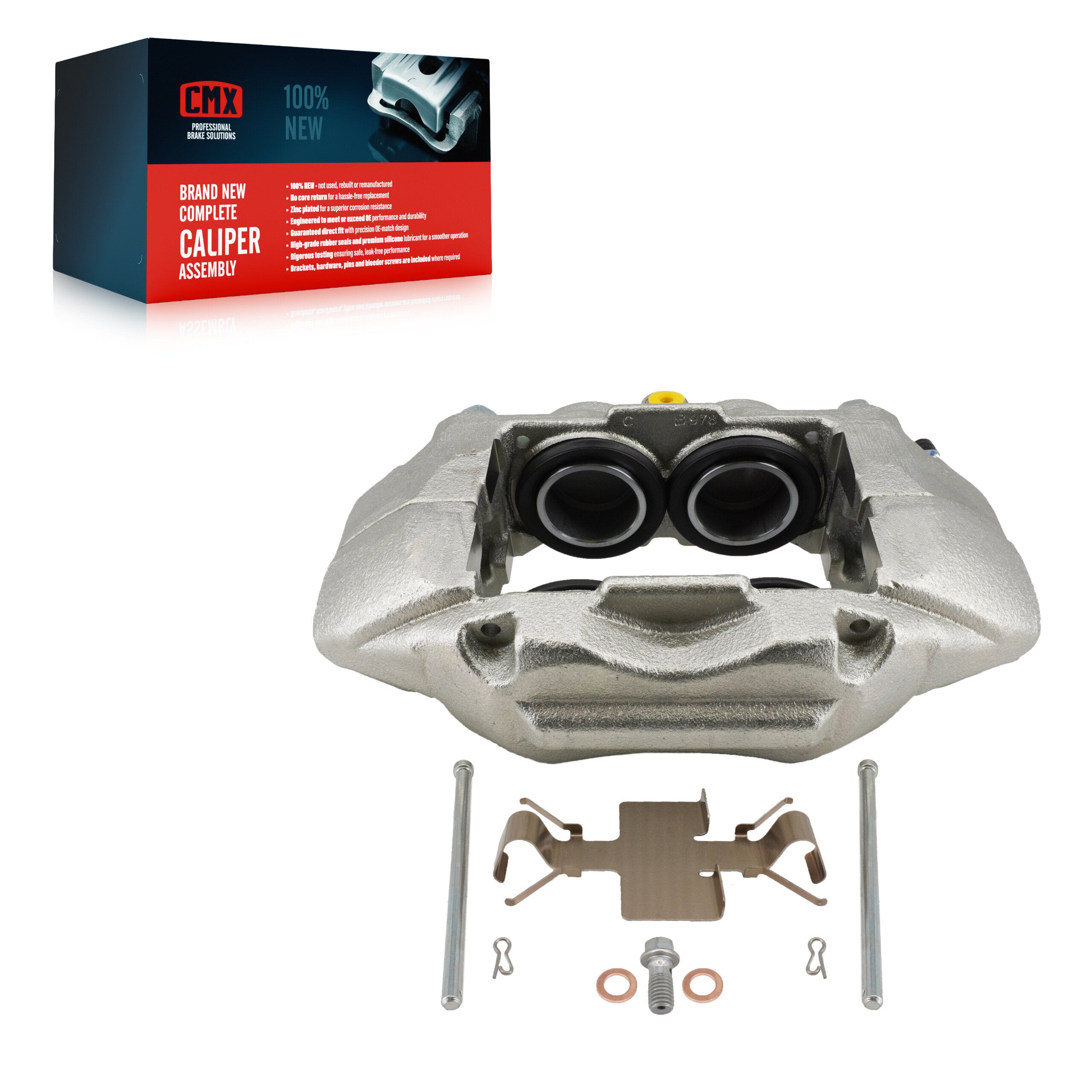 CMX SLC-185612 Disc Brake Caliper for 2019-2025 Chevrolet Silverado 1500 LTD, GMC Sierra 1500 Limited, Cadillac Escalade - Front Right