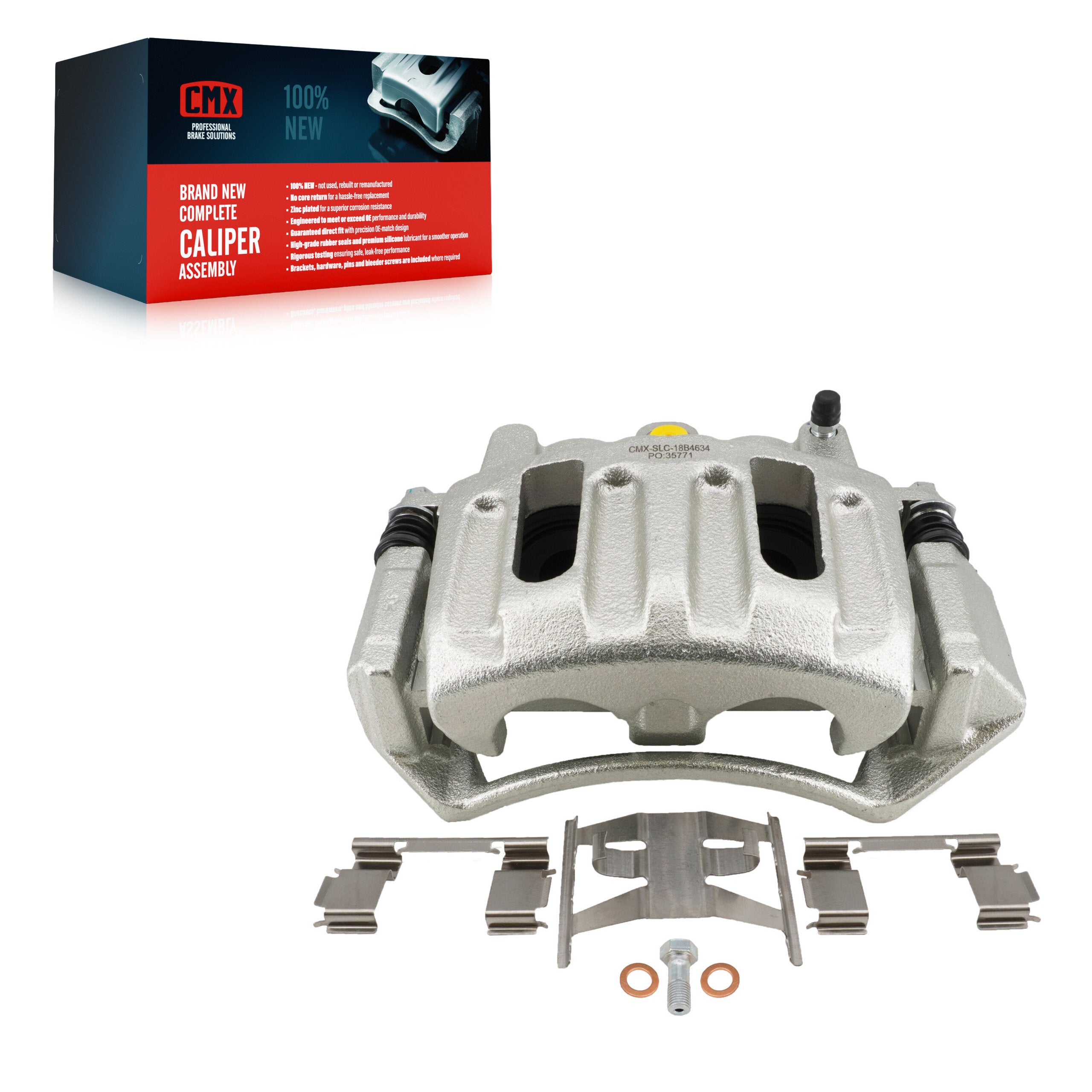 CMX SLC-18B4634 Disc Brake Caliper for 1996-2004 Ford F-150 Heritage, Ford F-150 - Front Right
