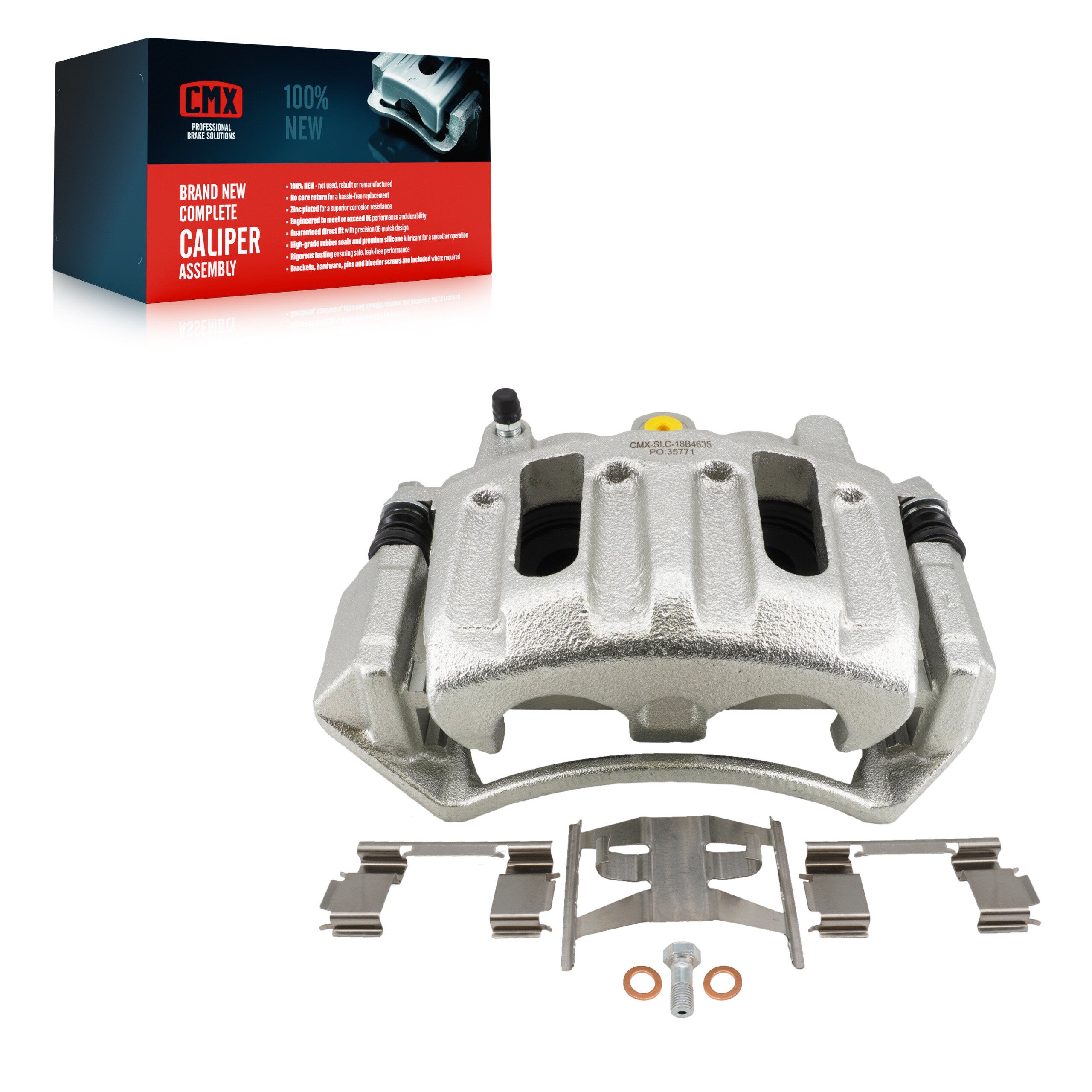 CMX SLC-18B4635 Disc Brake Caliper for 1996-2004 Ford F-150 Heritage, Ford F-150 - Front Left