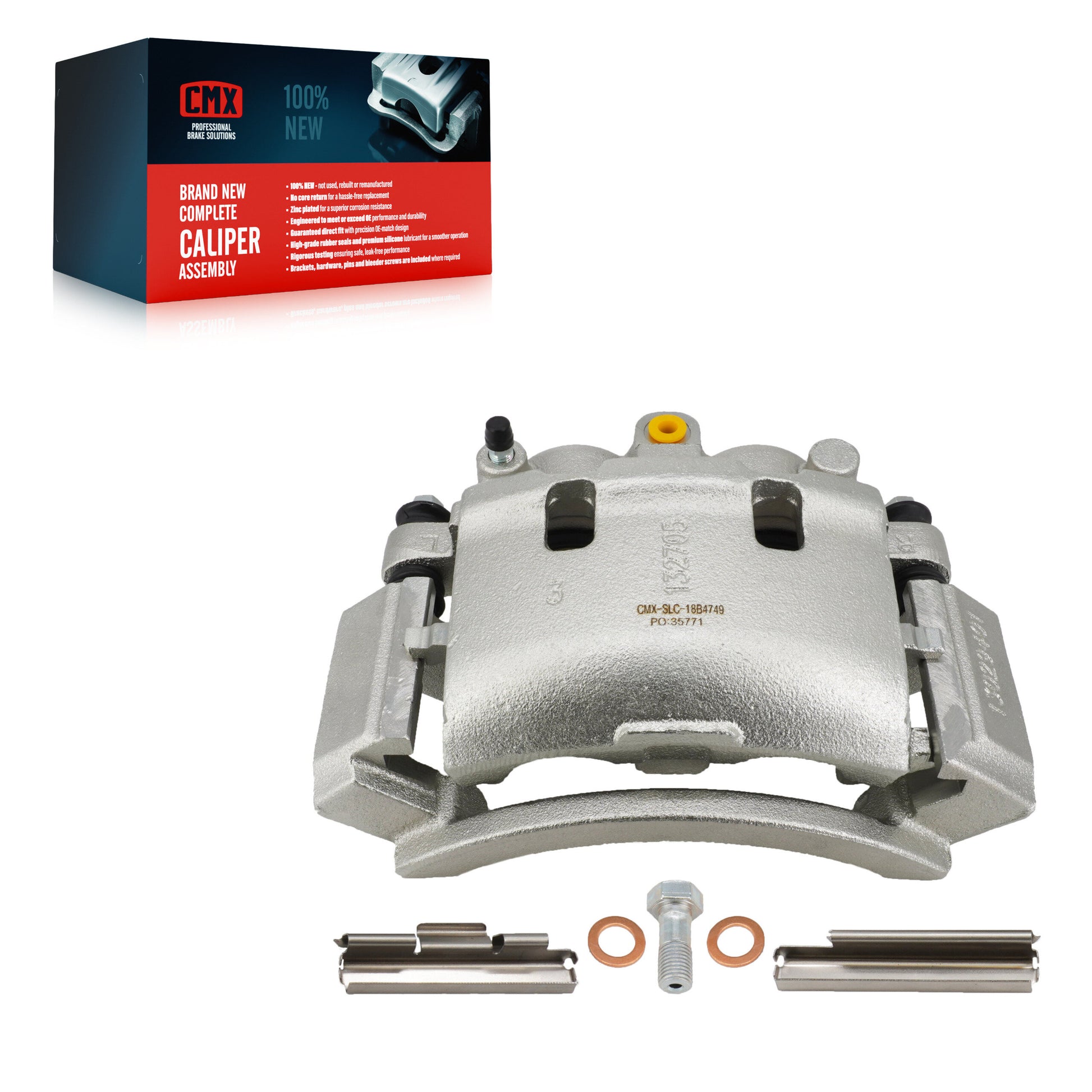 CMX SLC-18B4749 Disc Brake Caliper for 1999-2007 Ford E-150, Ford E-250, Ford E-350 Club Wagon - Rear Left