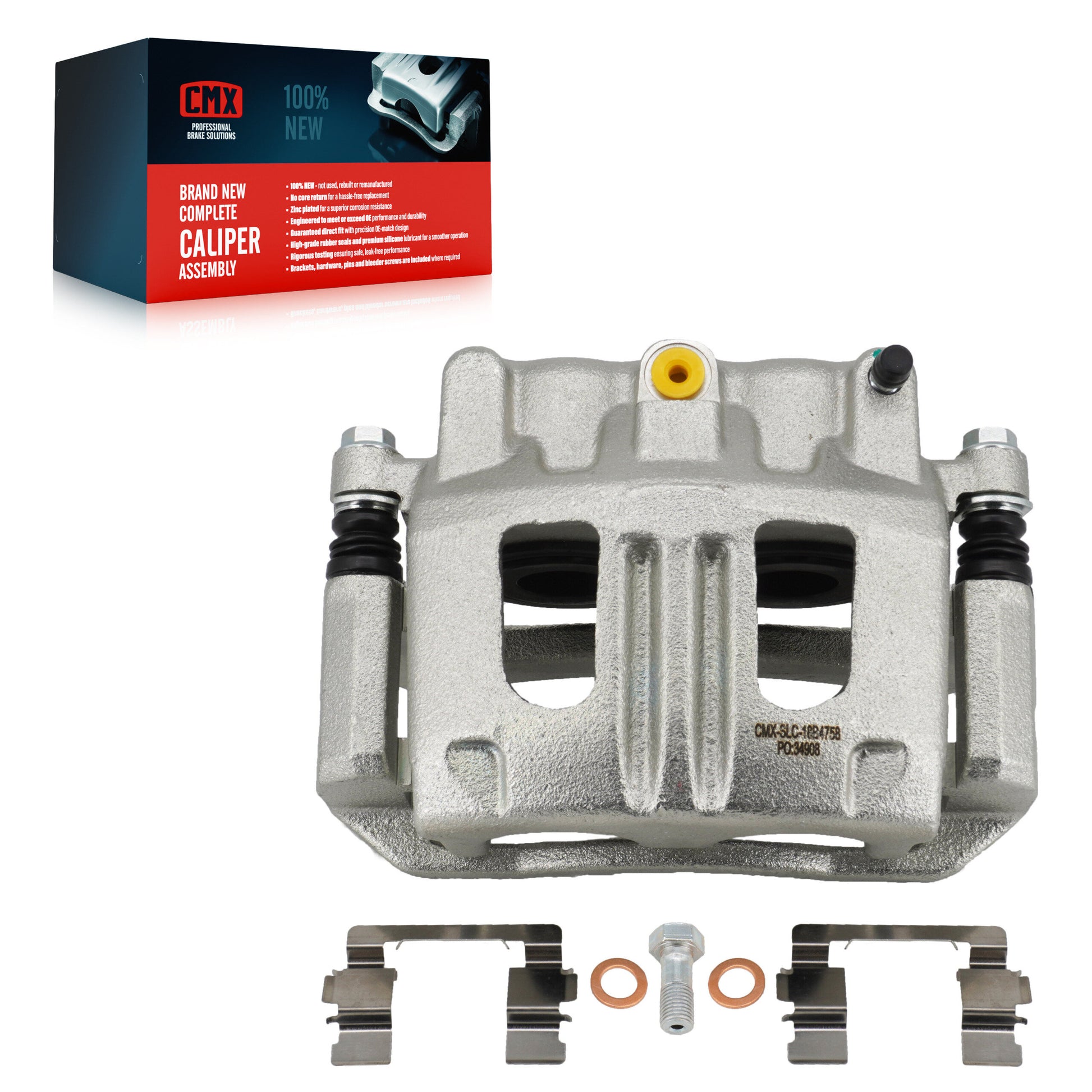 CMX SLC-18B4758 Disc Brake Caliper for 2001-2011 Ford Ranger, Mazda B2300, Mazda B3000 - Front Right