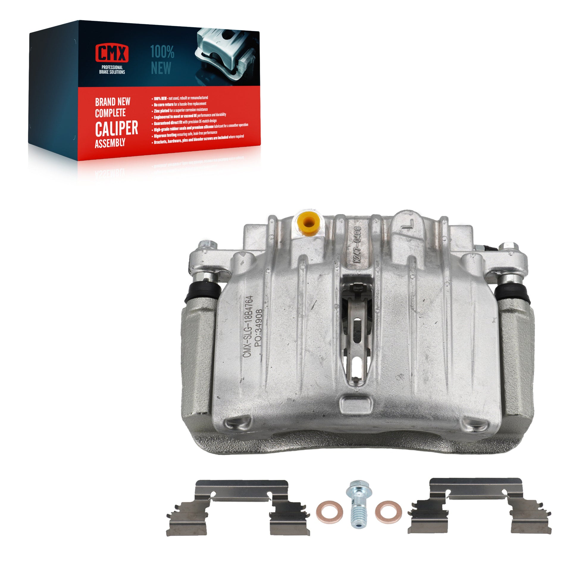 CMX SLC-18B4764 Disc Brake Caliper for 2000-2007 Chevrolet Silverado 1500 Classic, GMC Sierra 1500 Classic, Chevrolet Silverado 1500 - Rear Left