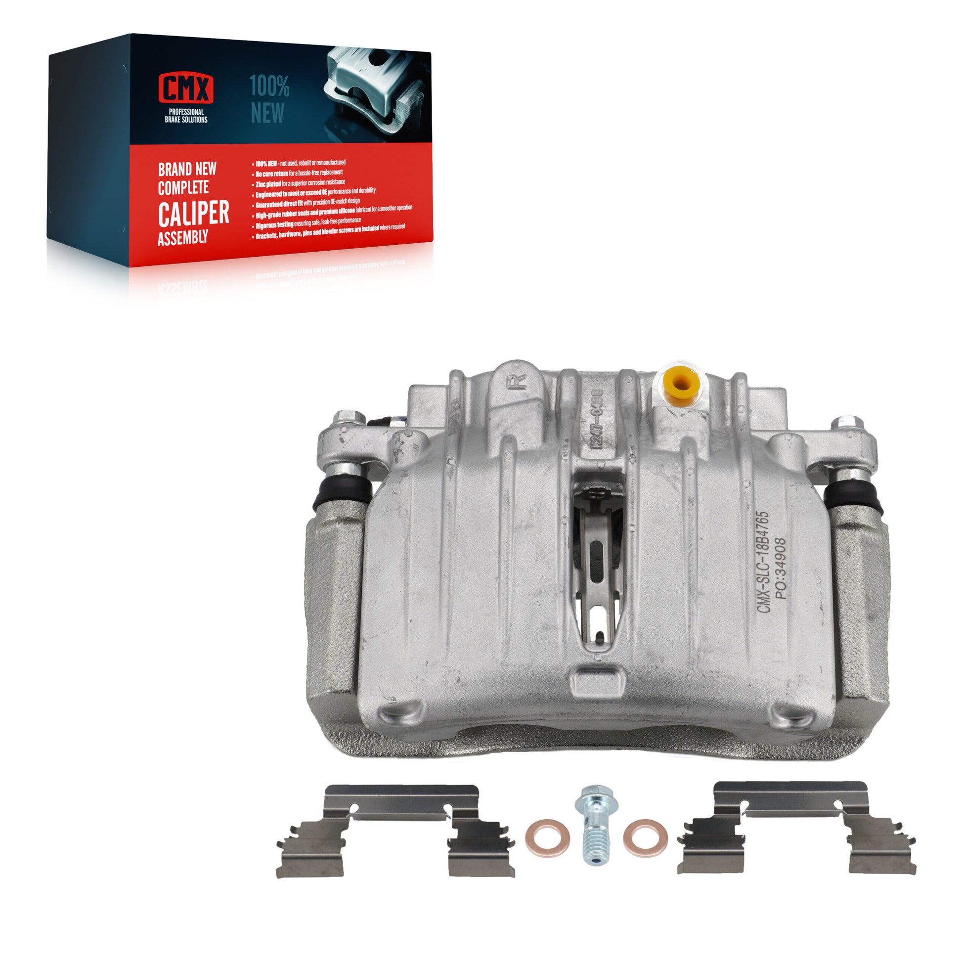 CMX SLC-18B4765 Disc Brake Caliper for 2000-2007 Chevrolet Silverado 1500 Classic, GMC Sierra 1500 Classic, Chevrolet Silverado 1500 - Rear Right