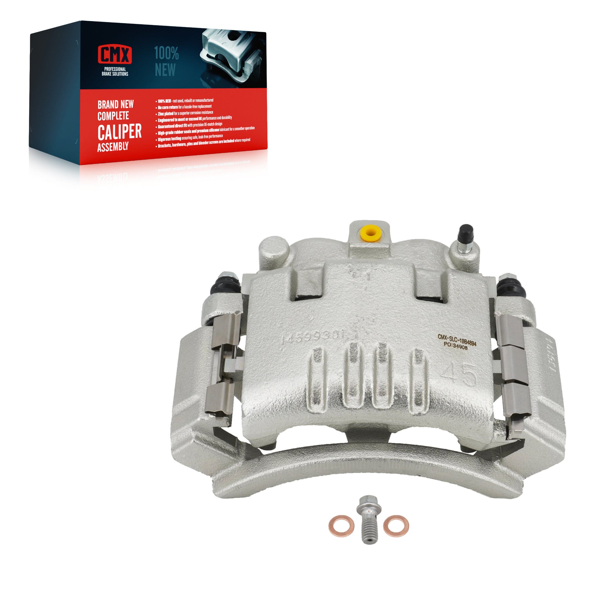 CMX SLC-18B4894 Disc Brake Caliper for 2003-2008 Dodge Ram 1500, Dodge Ram 2500, Dodge Ram 3500 - Rear Right